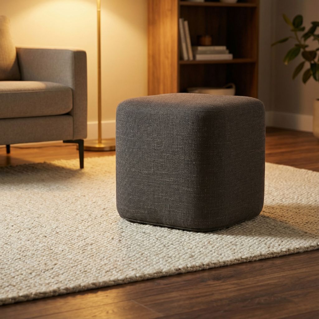 Amy Express Ship 19" Customizable Ottoman