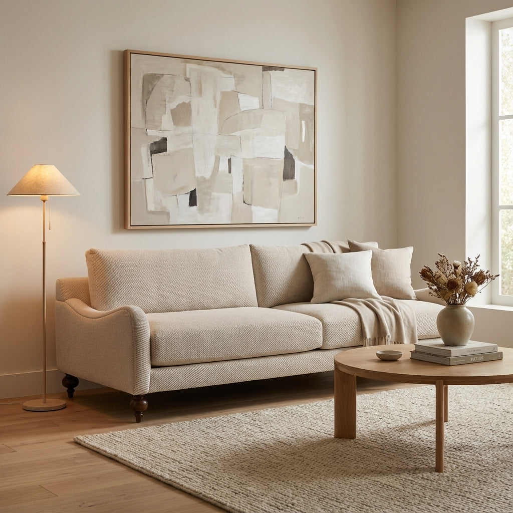 Anne 78" English Arm Express Ship 2 Cushion Sofa