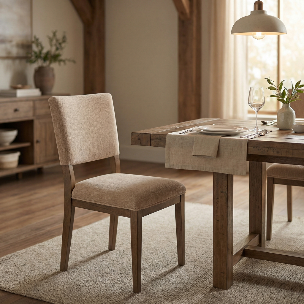 Ashley Dining Chair - Sand Taupe + Desert