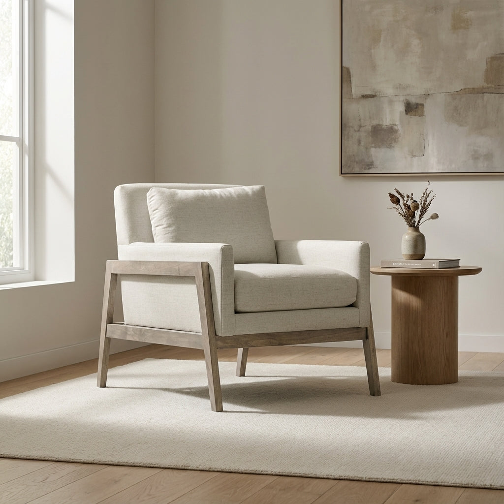 Bailey 30" Express Ship Occasional Chair - Grey Tweed