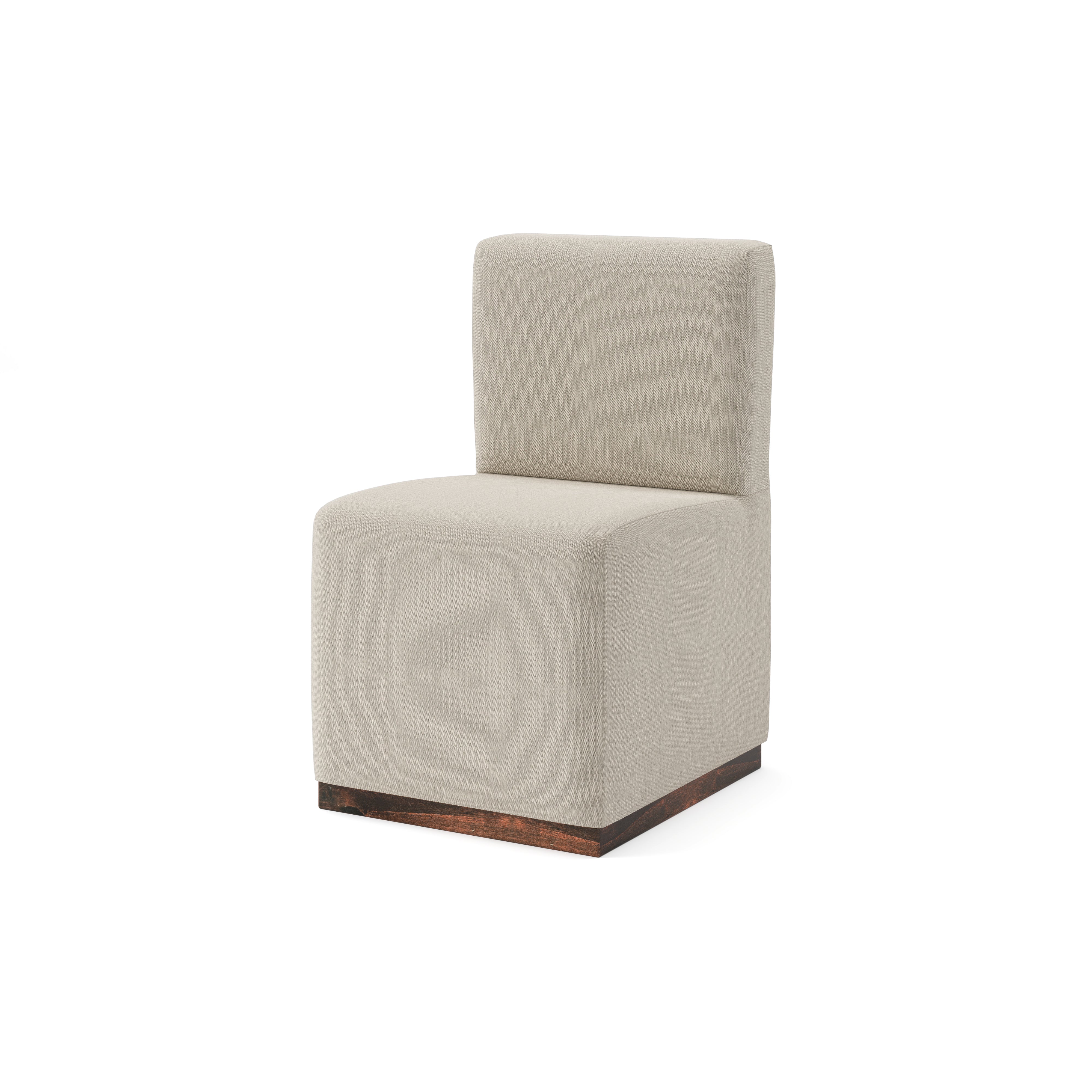 Bianca Dining Chair - Performance Ecru + Natural & Black