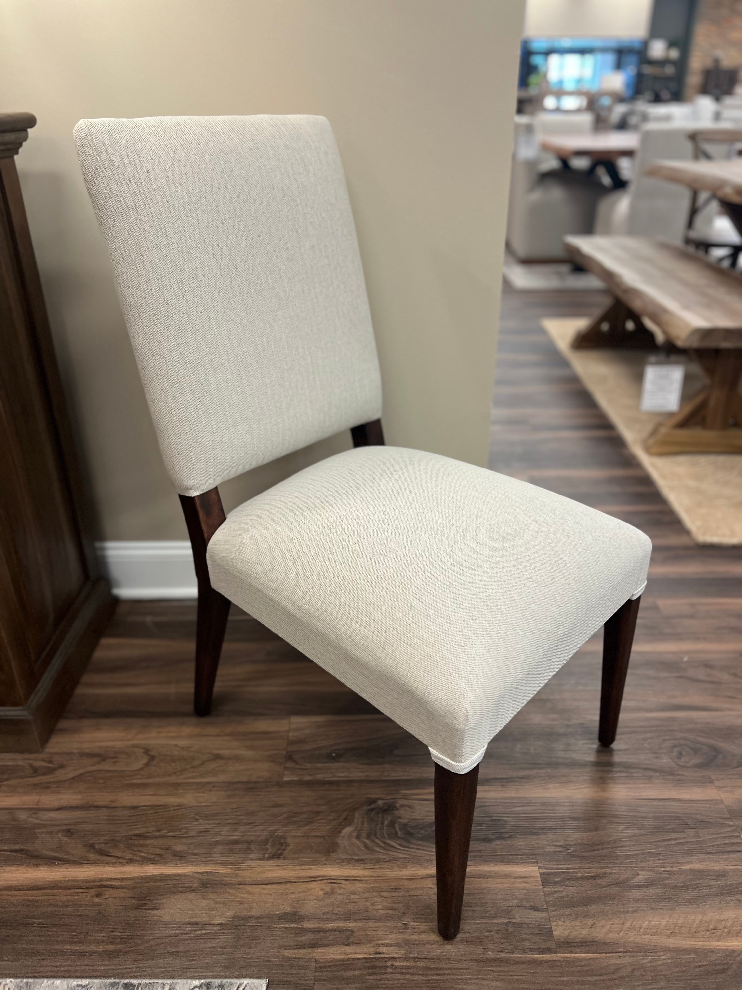 Willis Deconstructed Dining Chair - Performance Cream + Natural + Smoke