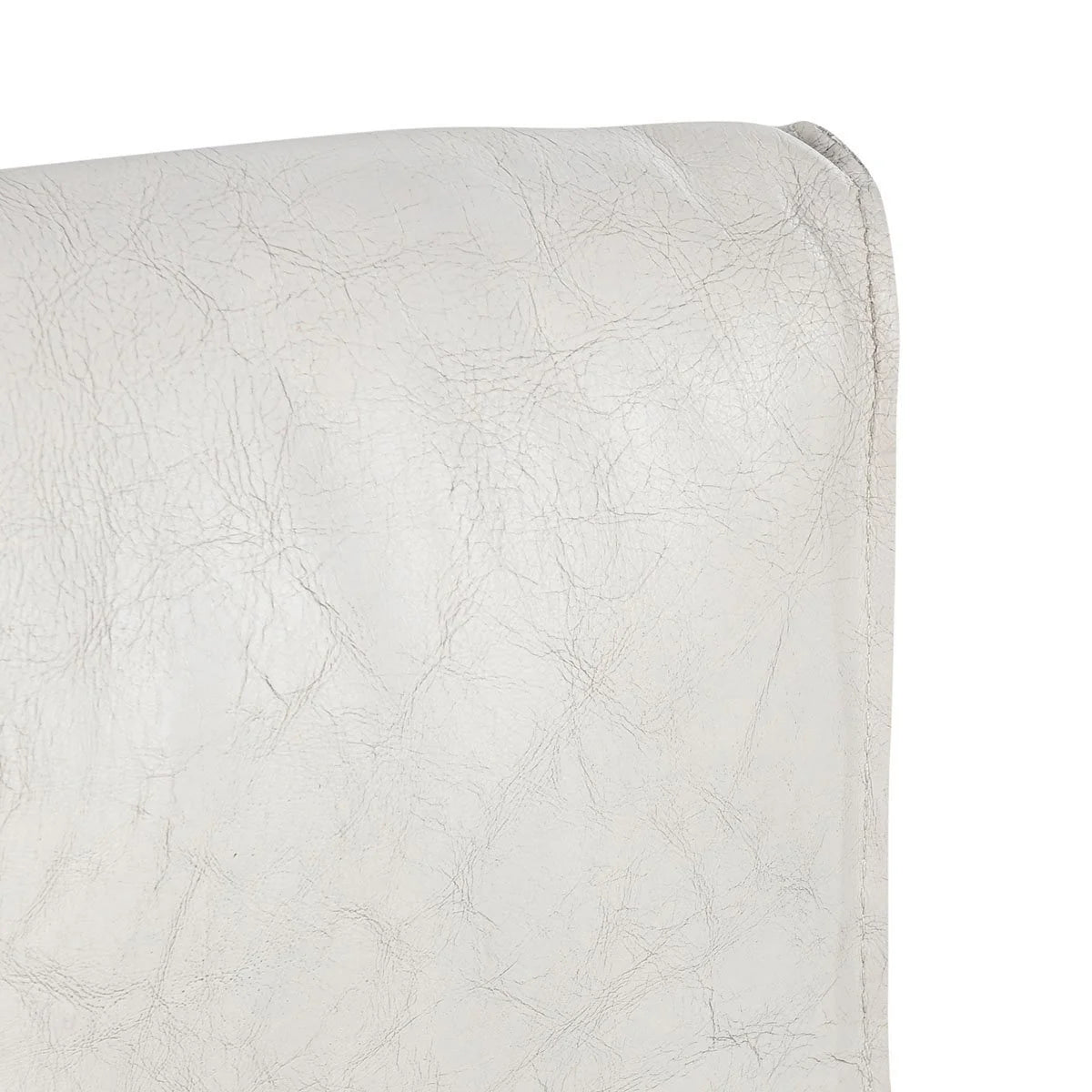 Sonnet 19" Top Grain Leather Dining Chair - Off White