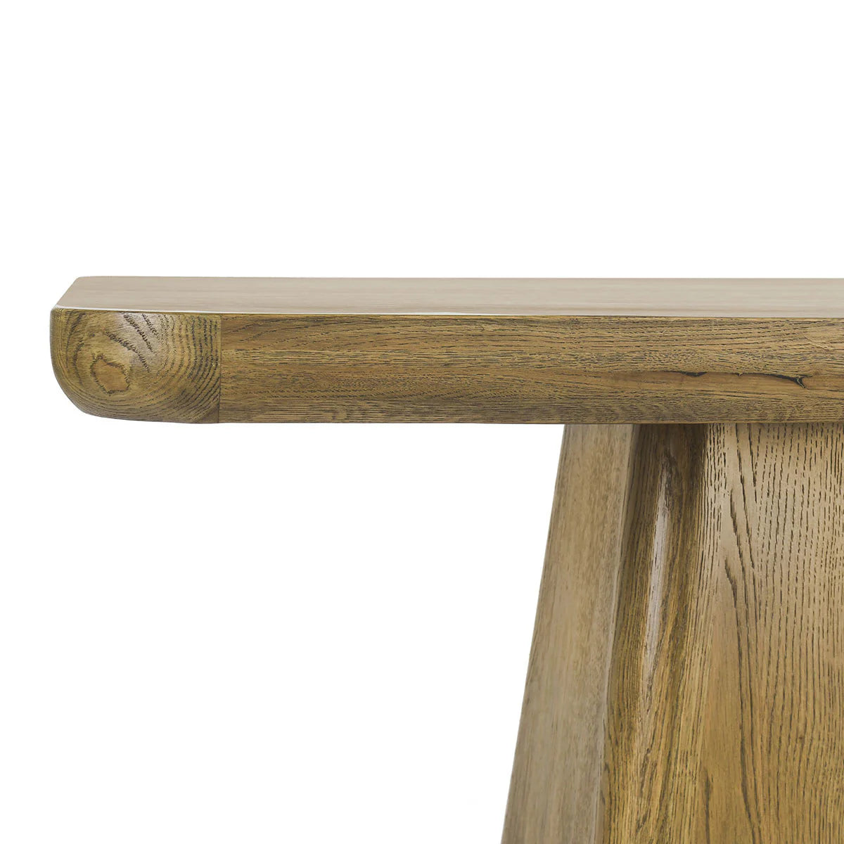 Saskia 95" Rectangular Dining Table - Light Brown