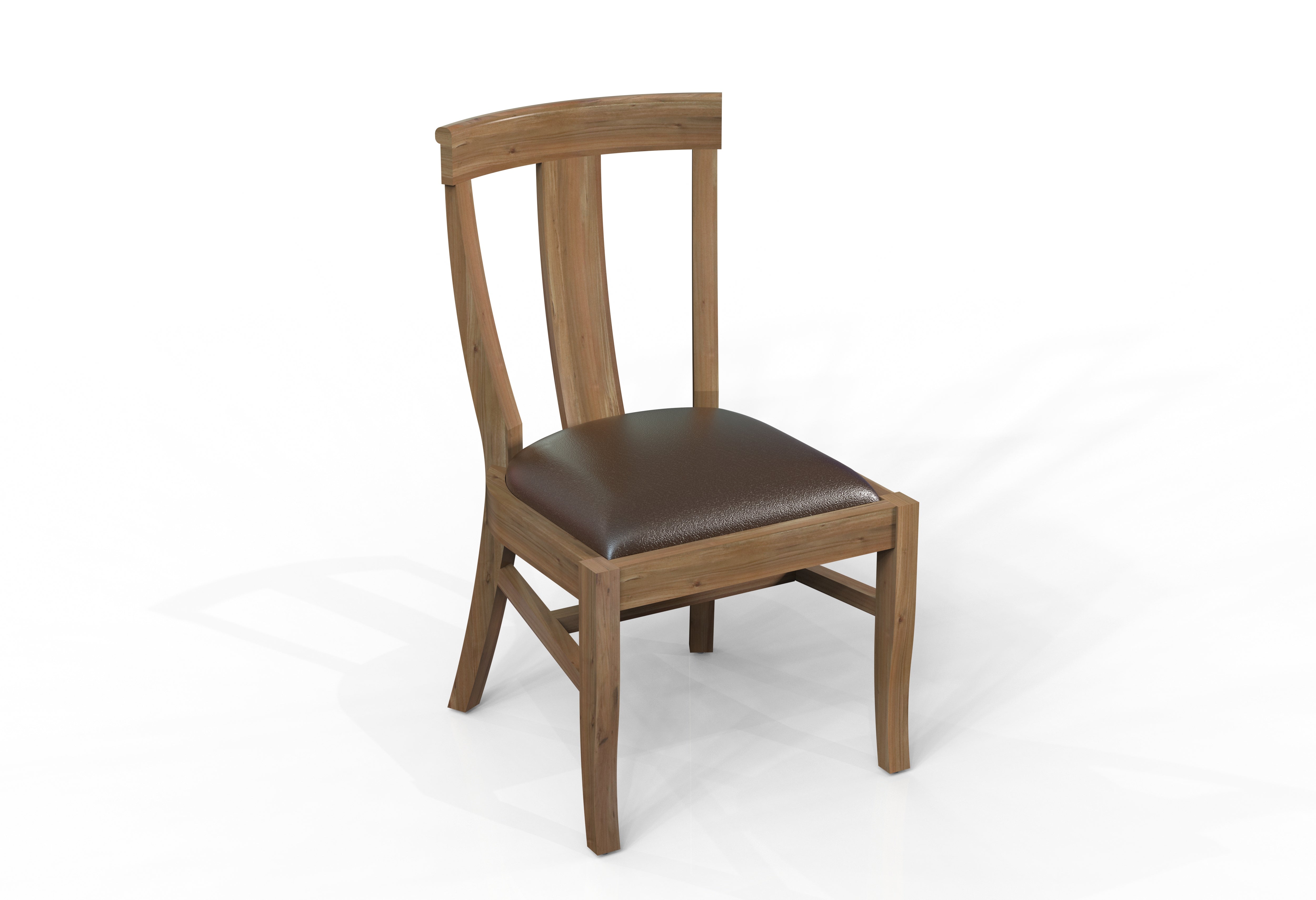 Antony Acacia Dining Side Chair - Natural + Gray