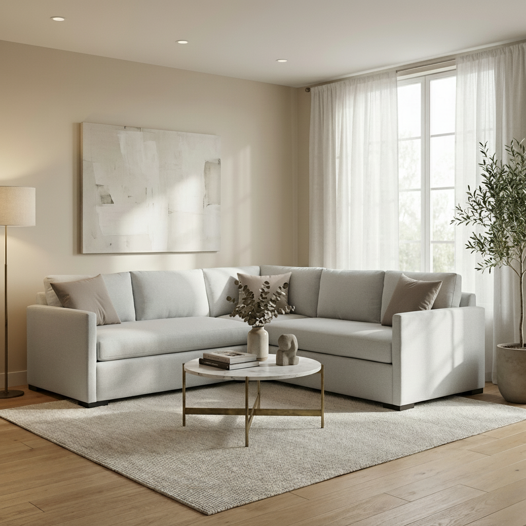 Chelsea Luxe Express Ship 119" x 92" 5 Cushion Sectional