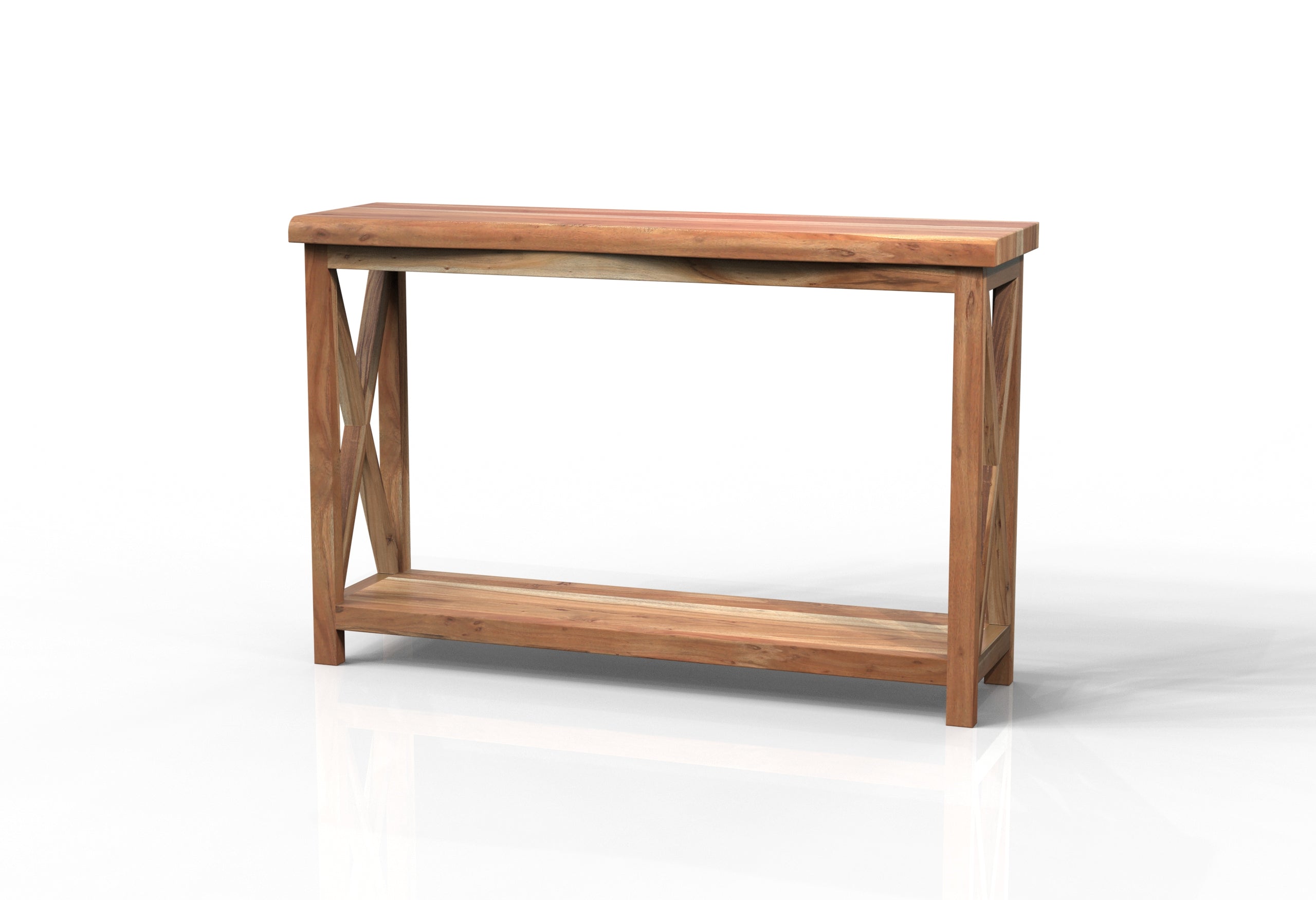 Malcolm Acacia 56" Live Edge Console Table - Natural