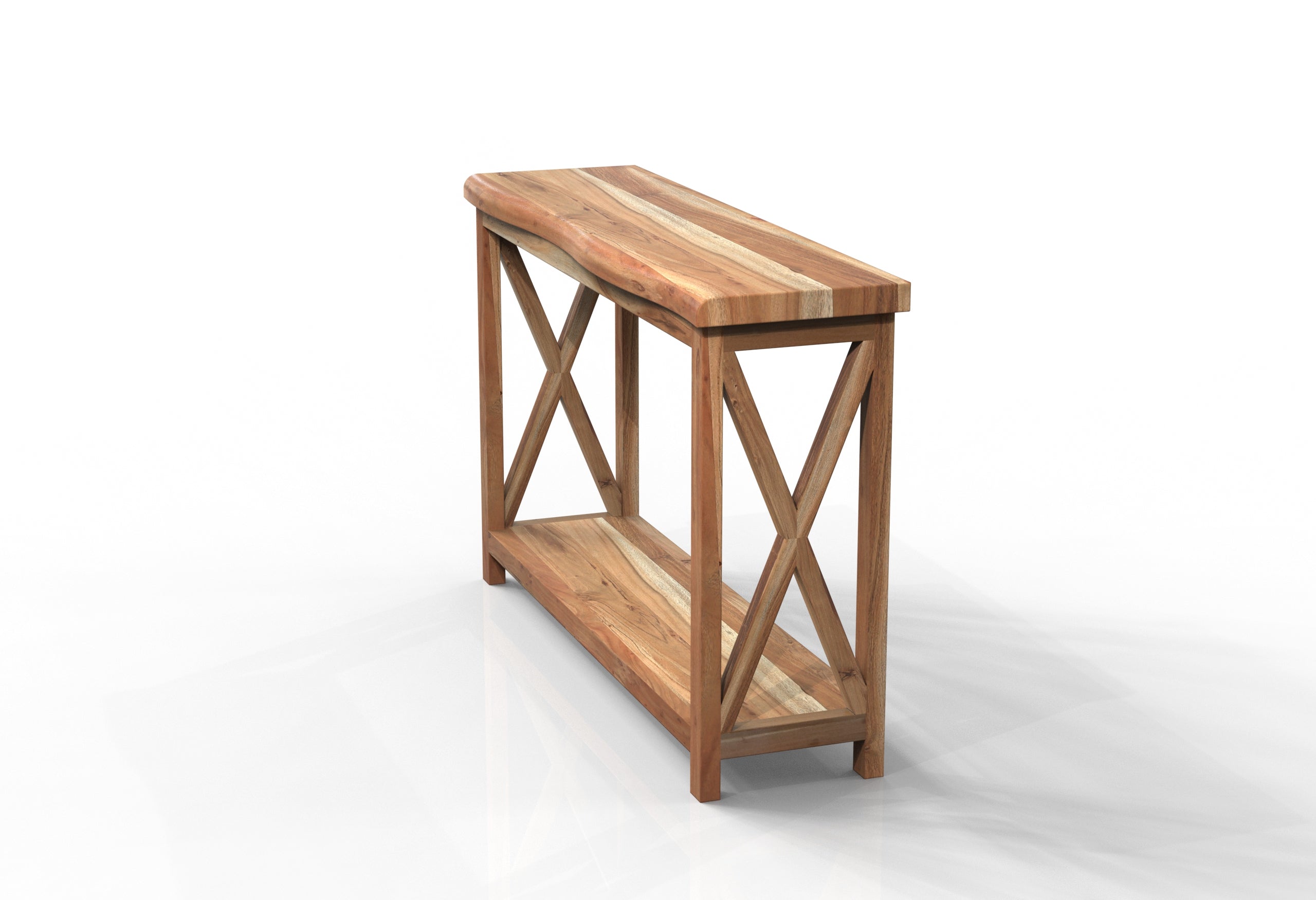 Malcolm Acacia 56" Live Edge Console Table - Natural