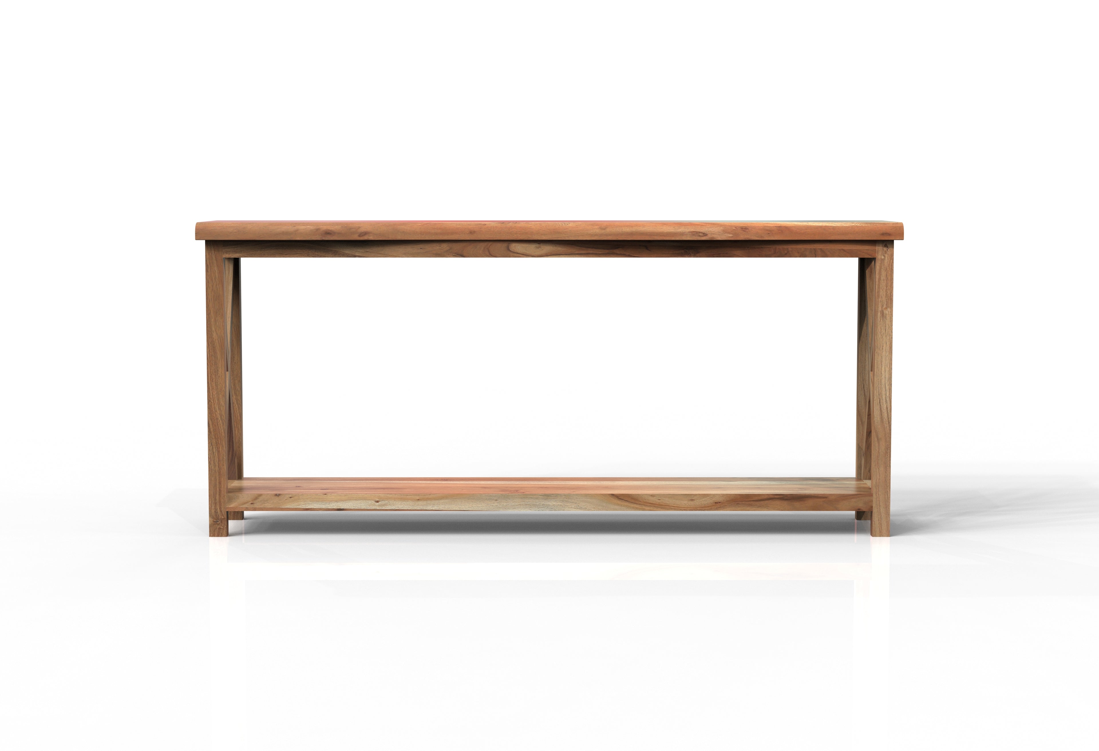 Malcolm Acacia 80" Live Edge Console Table - Natural
