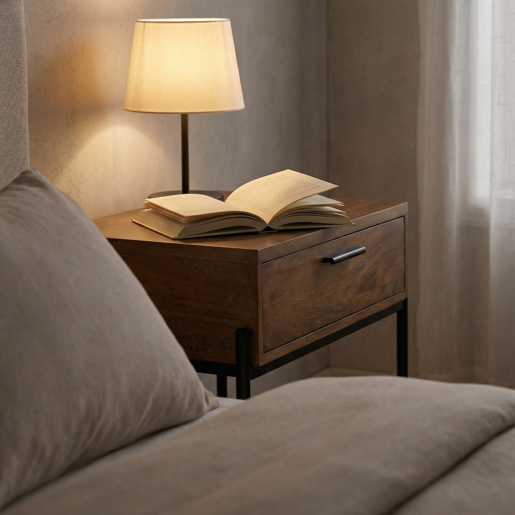 Coronado 28" Single Drawer Nightstand - Chestnut