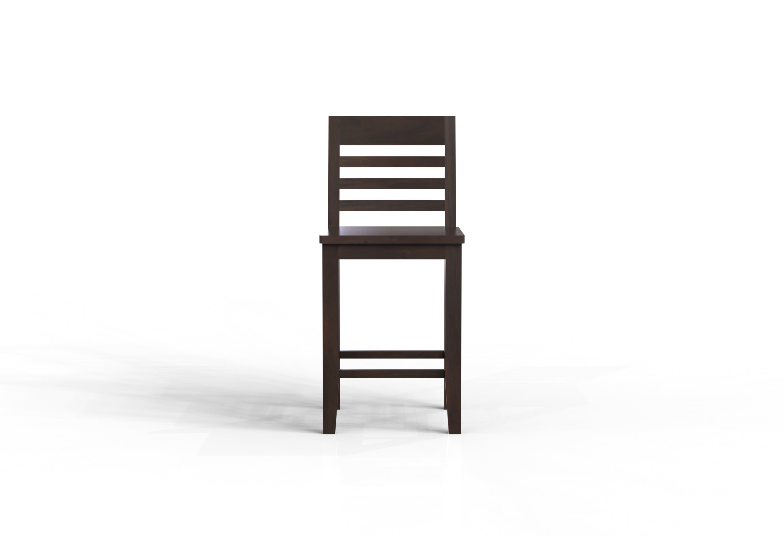 Malcolm Acacia Ladderback Counter Stool - Natural + Black