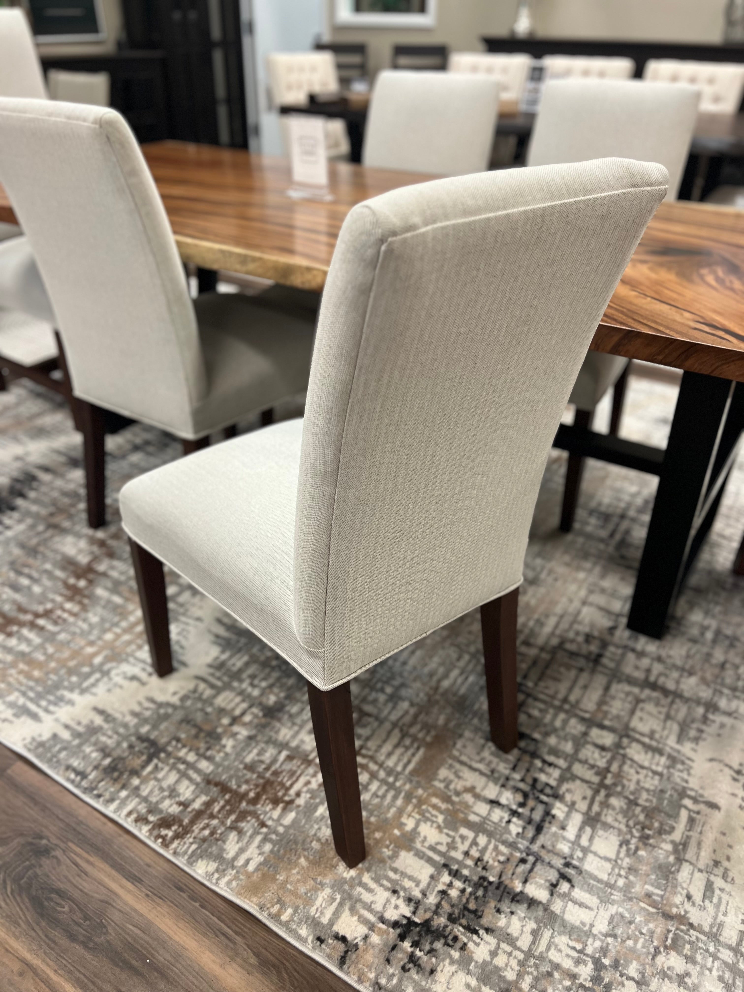 Jonas Dining Chair - Performance Ecru + Natural & Smoke