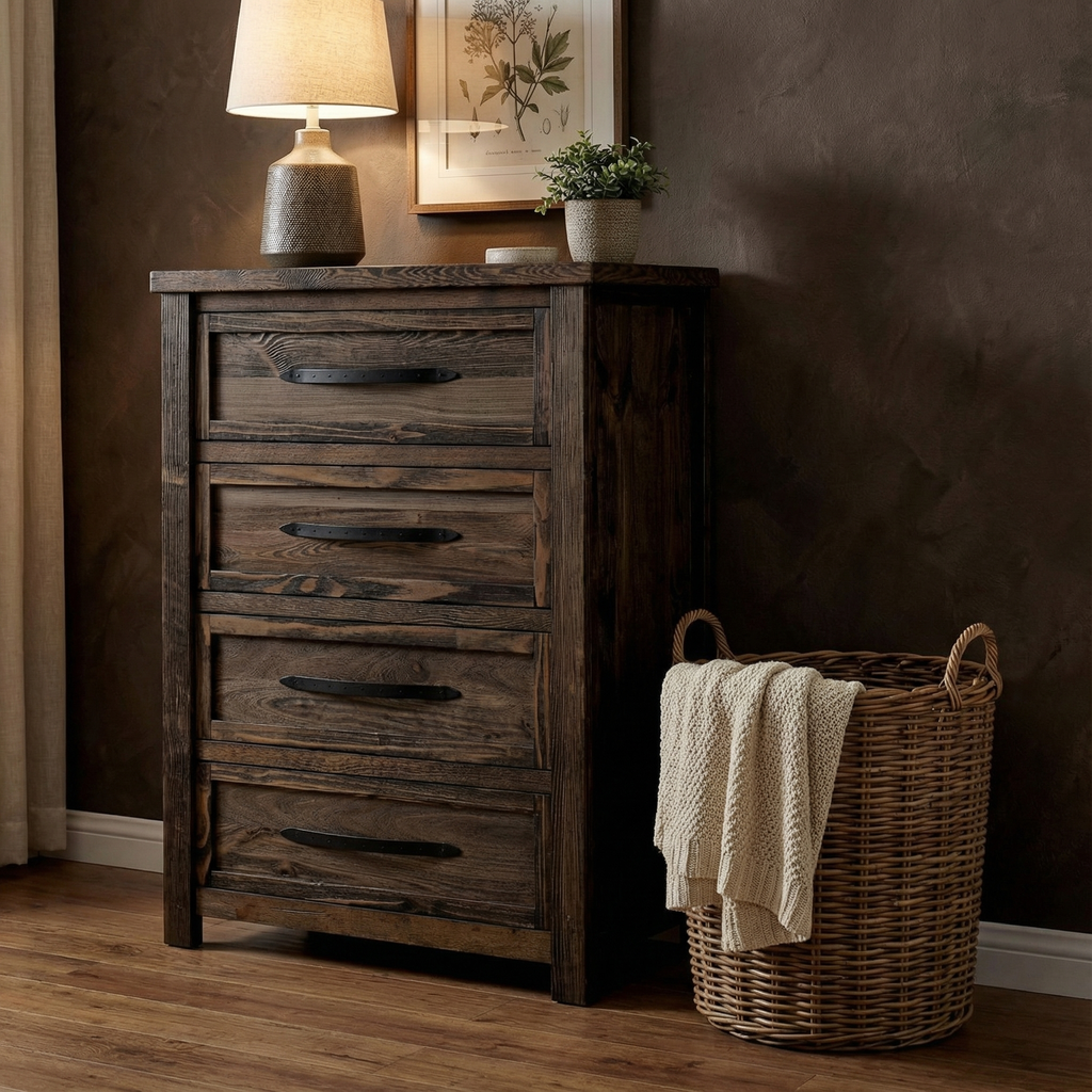 Dalton 39" 4 Drawer Chest - Espresso