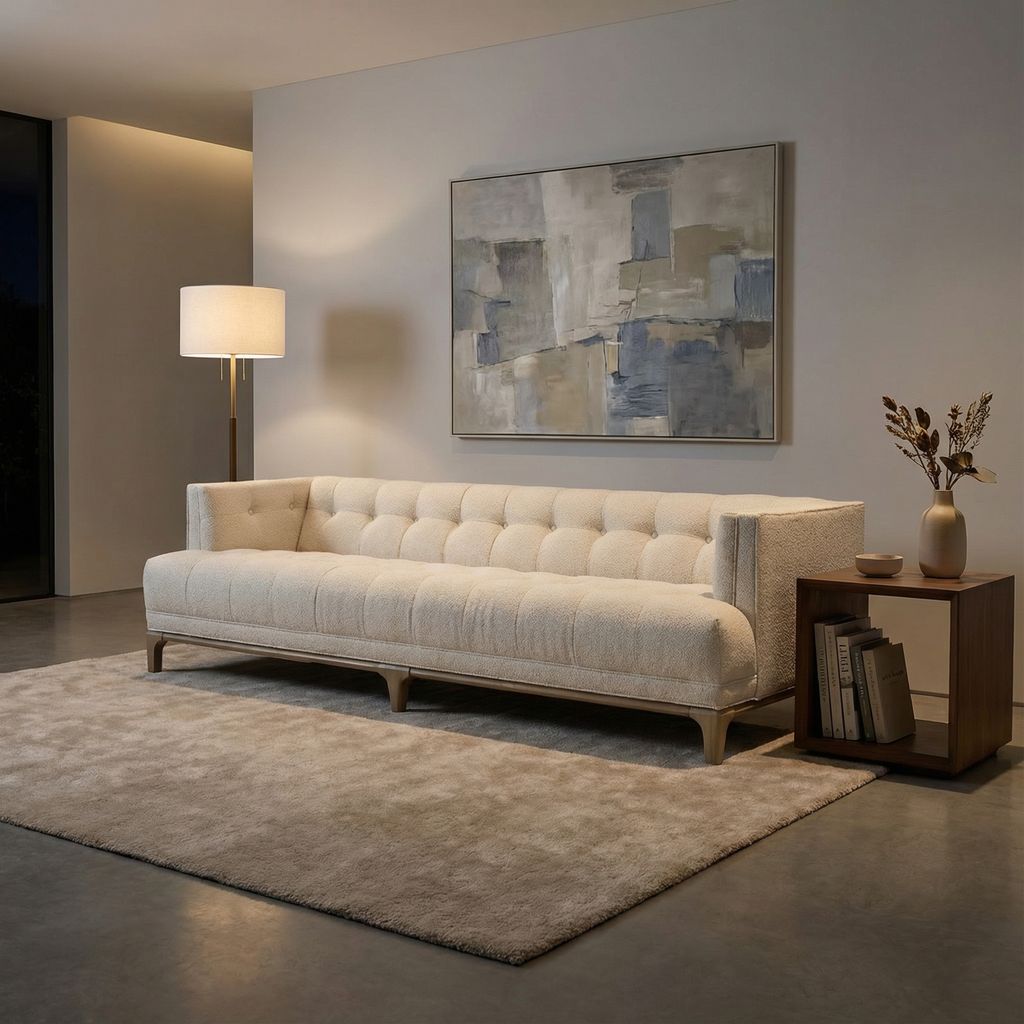 Dillon 91" Bench Cushion Sofa - Kerby Taupe