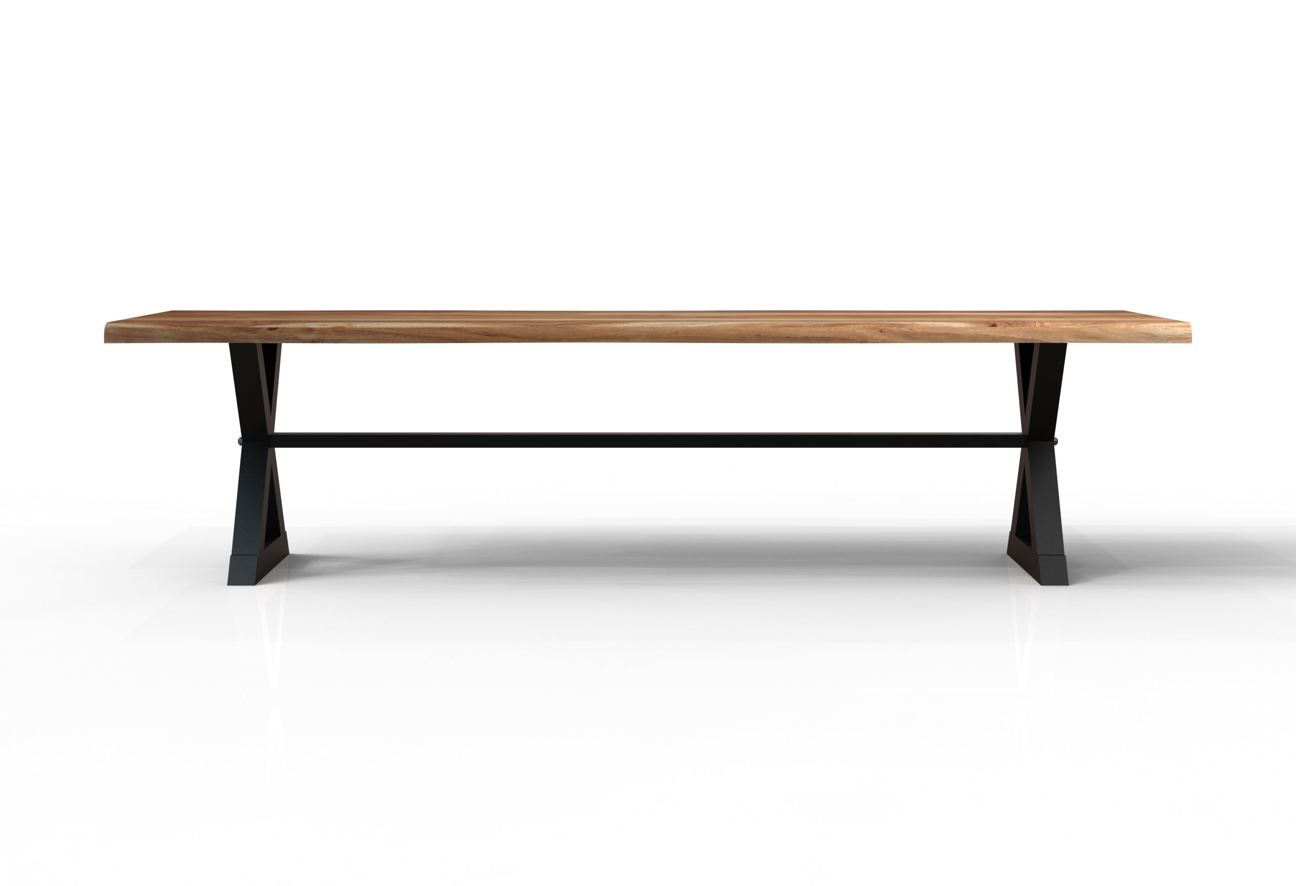Malcolm Acacia 120" Live Edge Dining Table - Natural