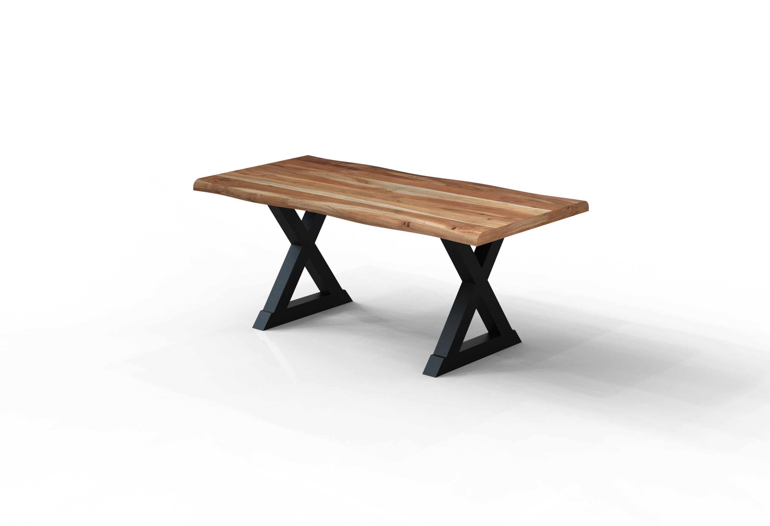 Malcolm Acacia 72" Live Edge Dining Table - Natural