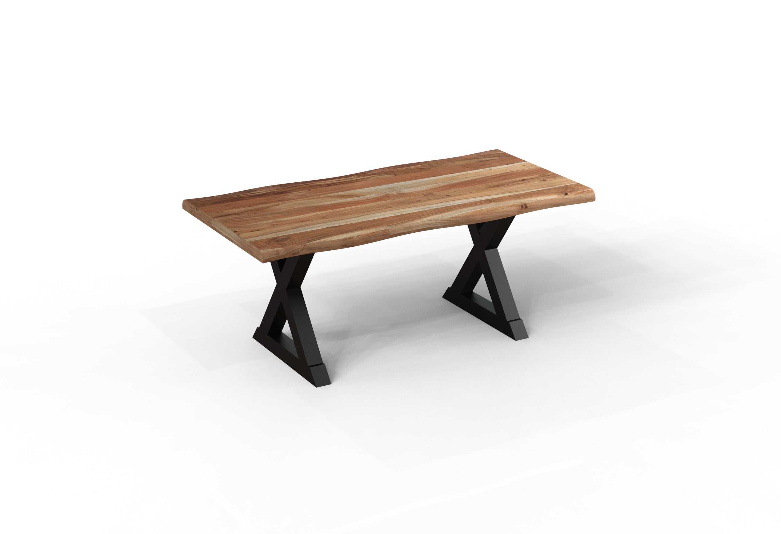 Malcolm Acacia 72" Live Edge Dining Table - Natural