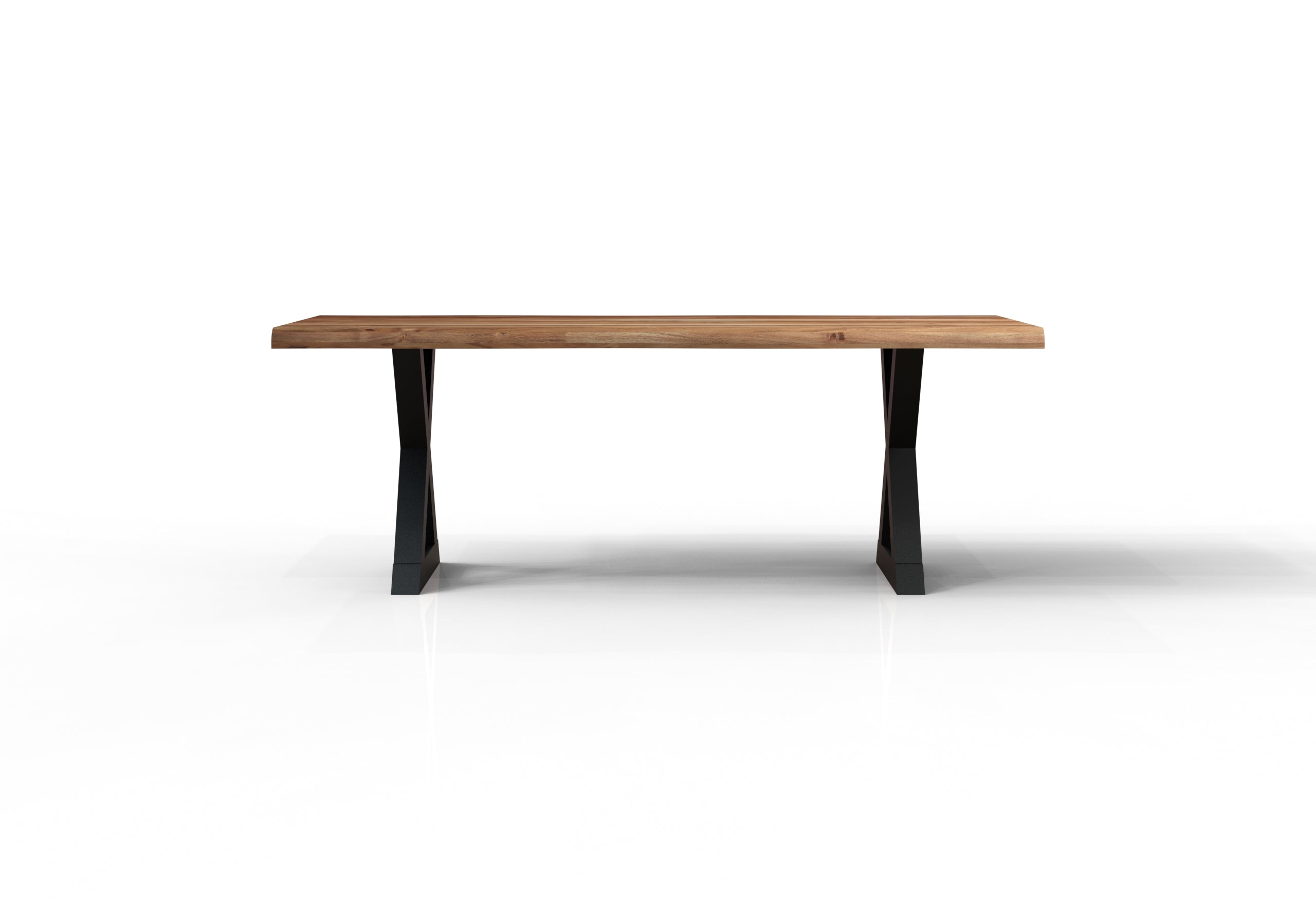 Malcolm Acacia 84" Live Edge Dining Table - Natural