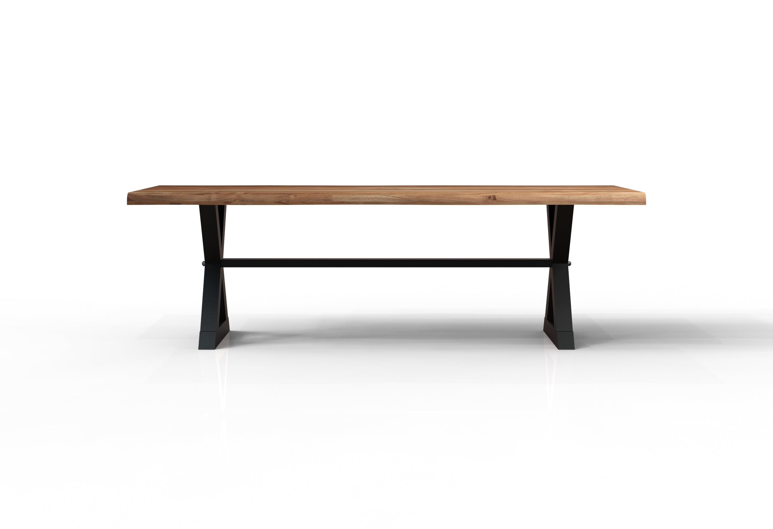 Malcolm Acacia 96" Live Edge Dining Table - Natural