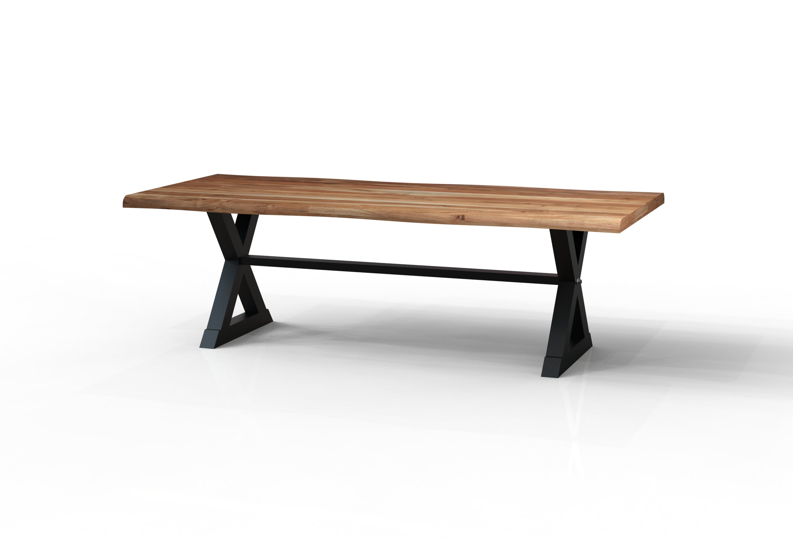 Malcolm Acacia 96" Live Edge Dining Table - Natural