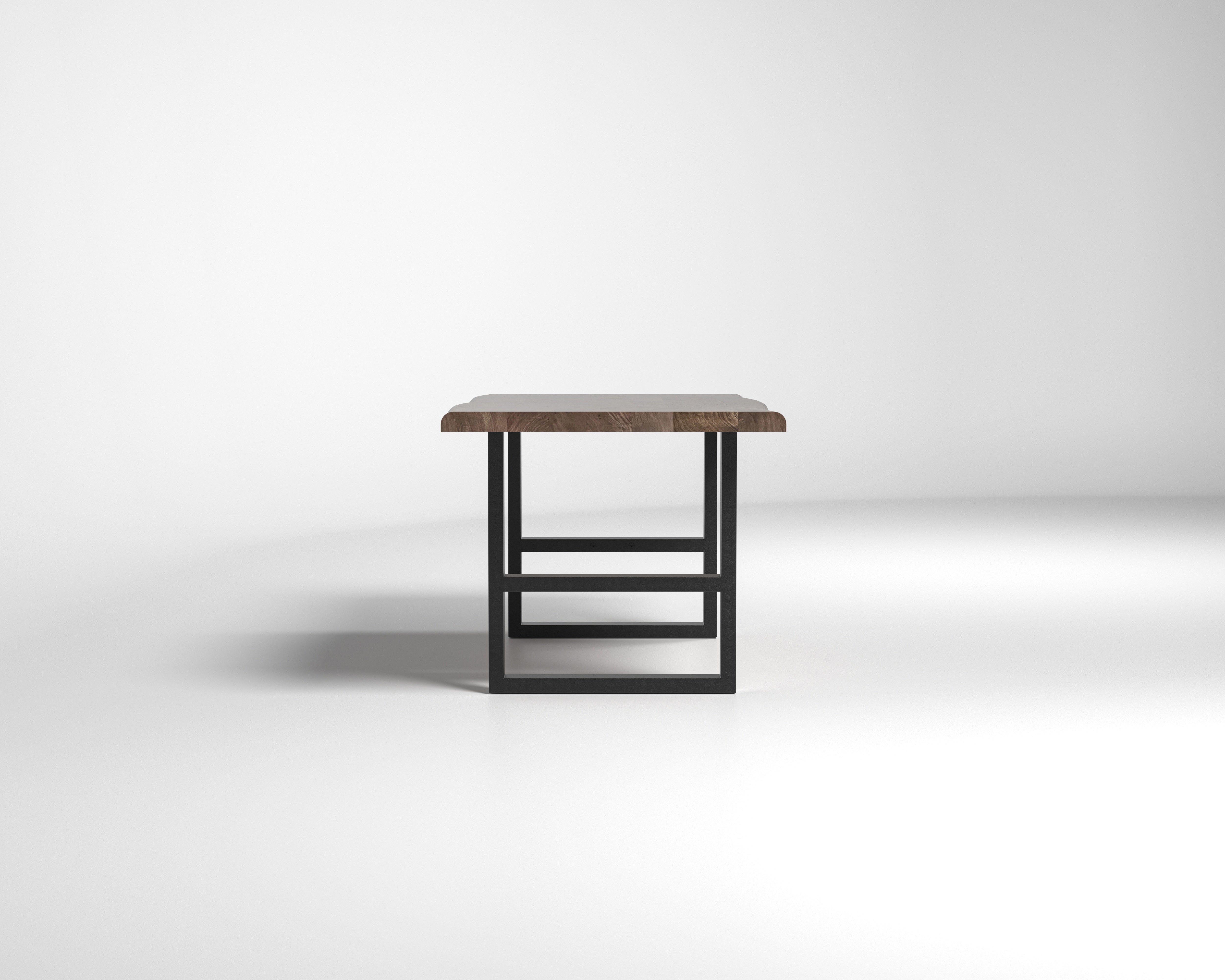 Nathan Acacia 72" Live Edge Dining Table - Tempest
