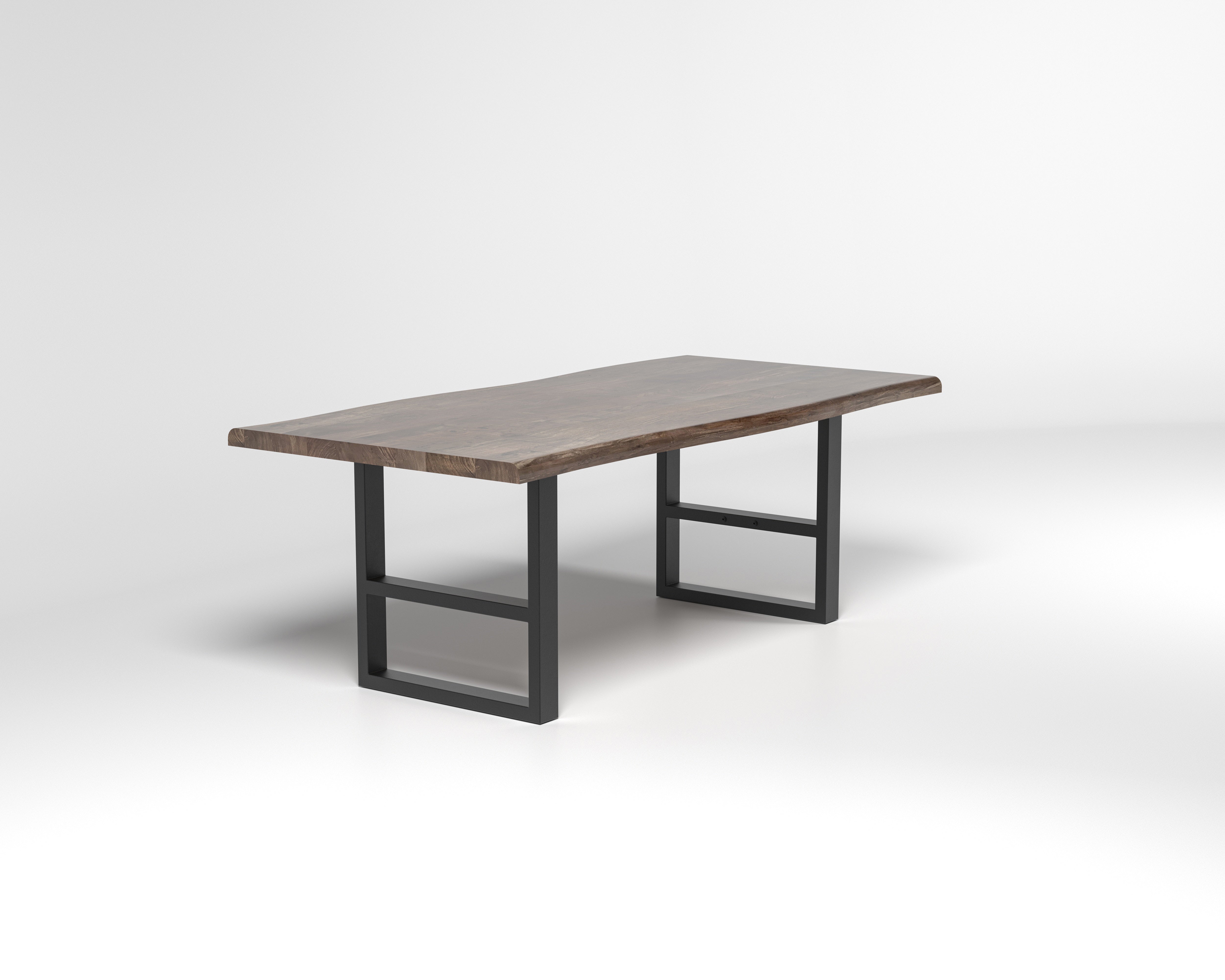 Nathan 84" Live Edge Dining Table - Tempest