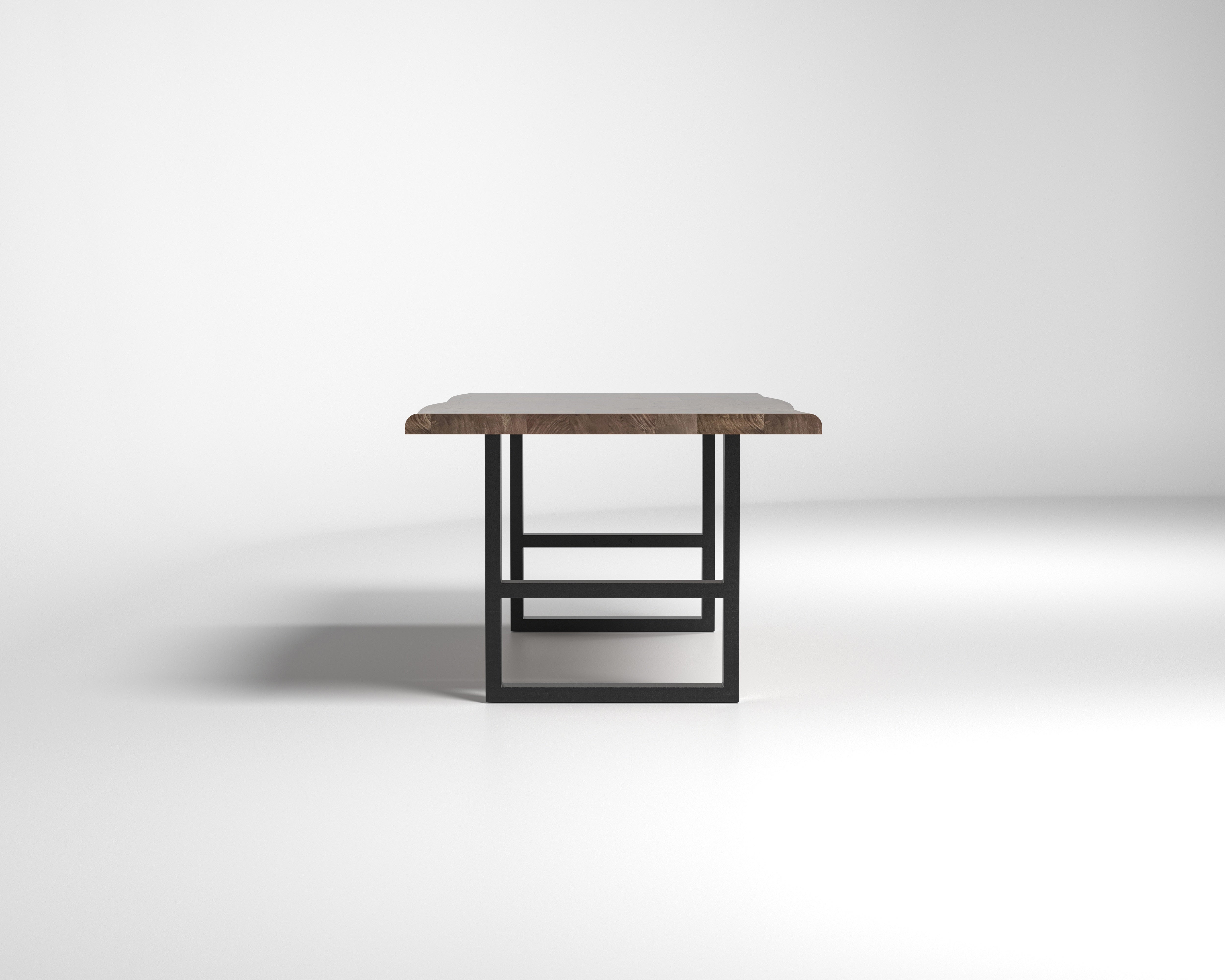 Nathan 84" Live Edge Dining Table - Tempest