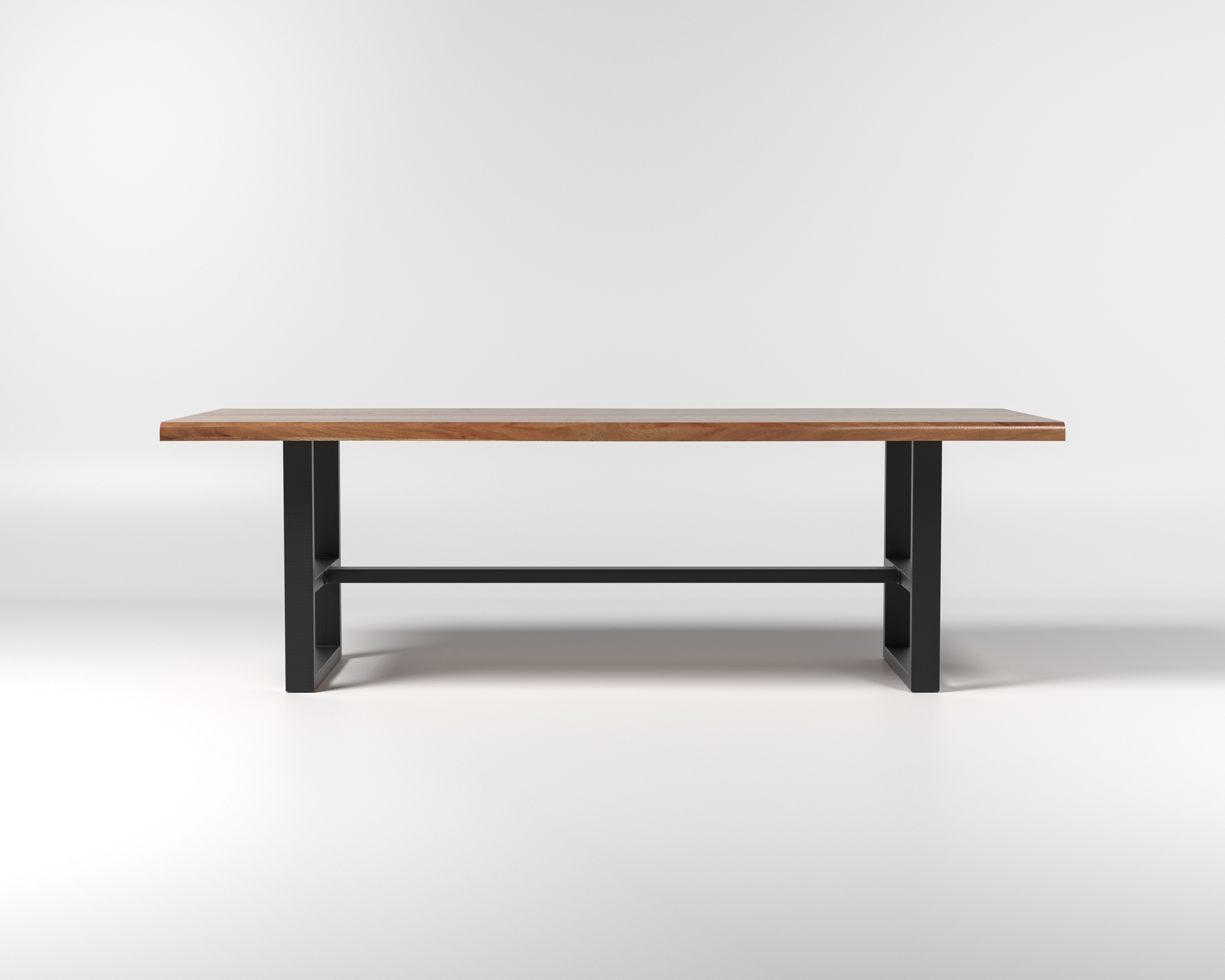 Nathan 96" Live Edge Dining Table - Honeycomb