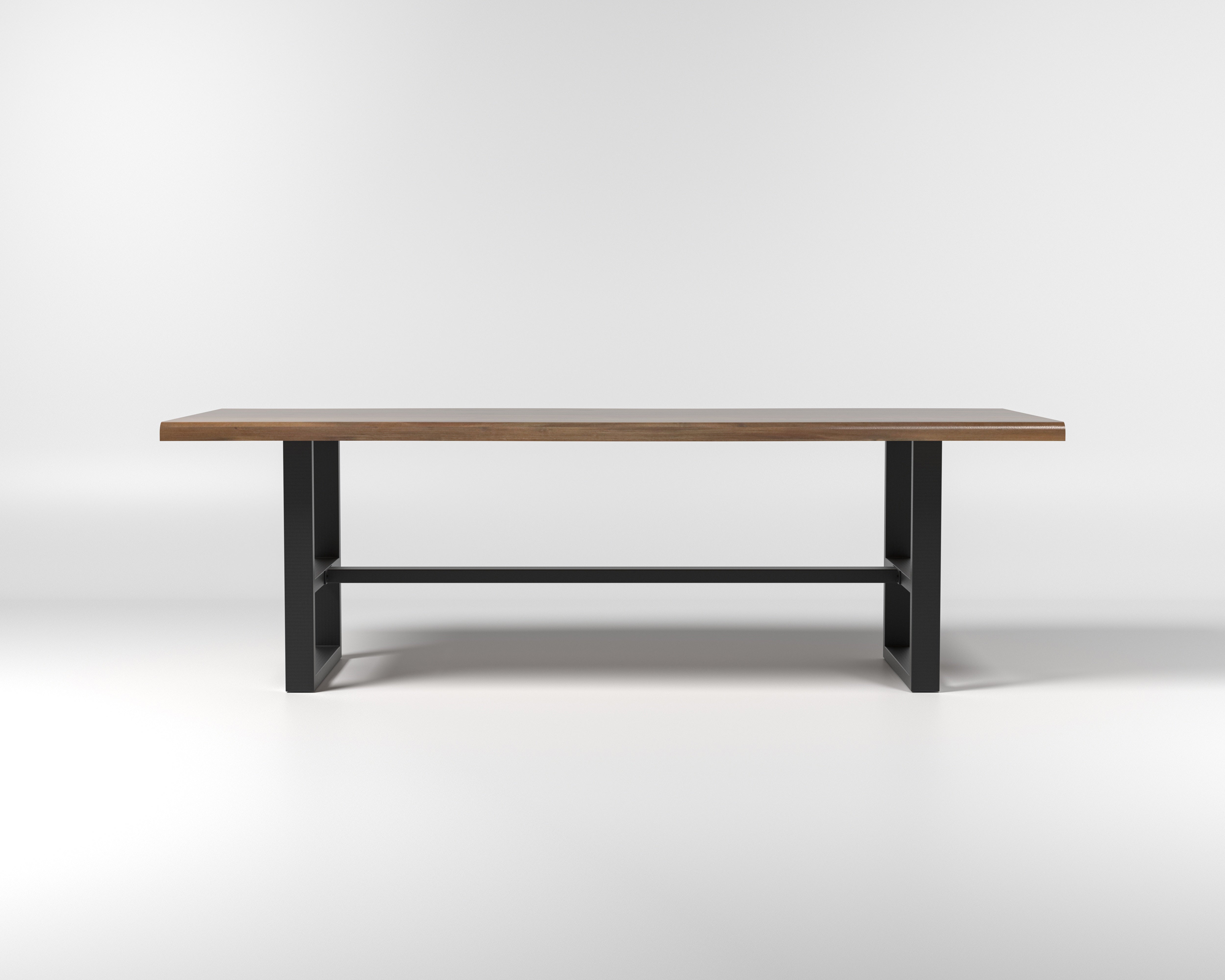 Nathan 96" Live Edge Dining Table - Woodland