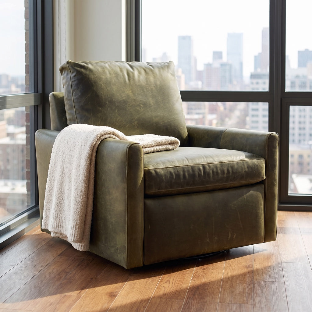 Dustin 42" Power Motion Reclining Chair - Preserve Moss