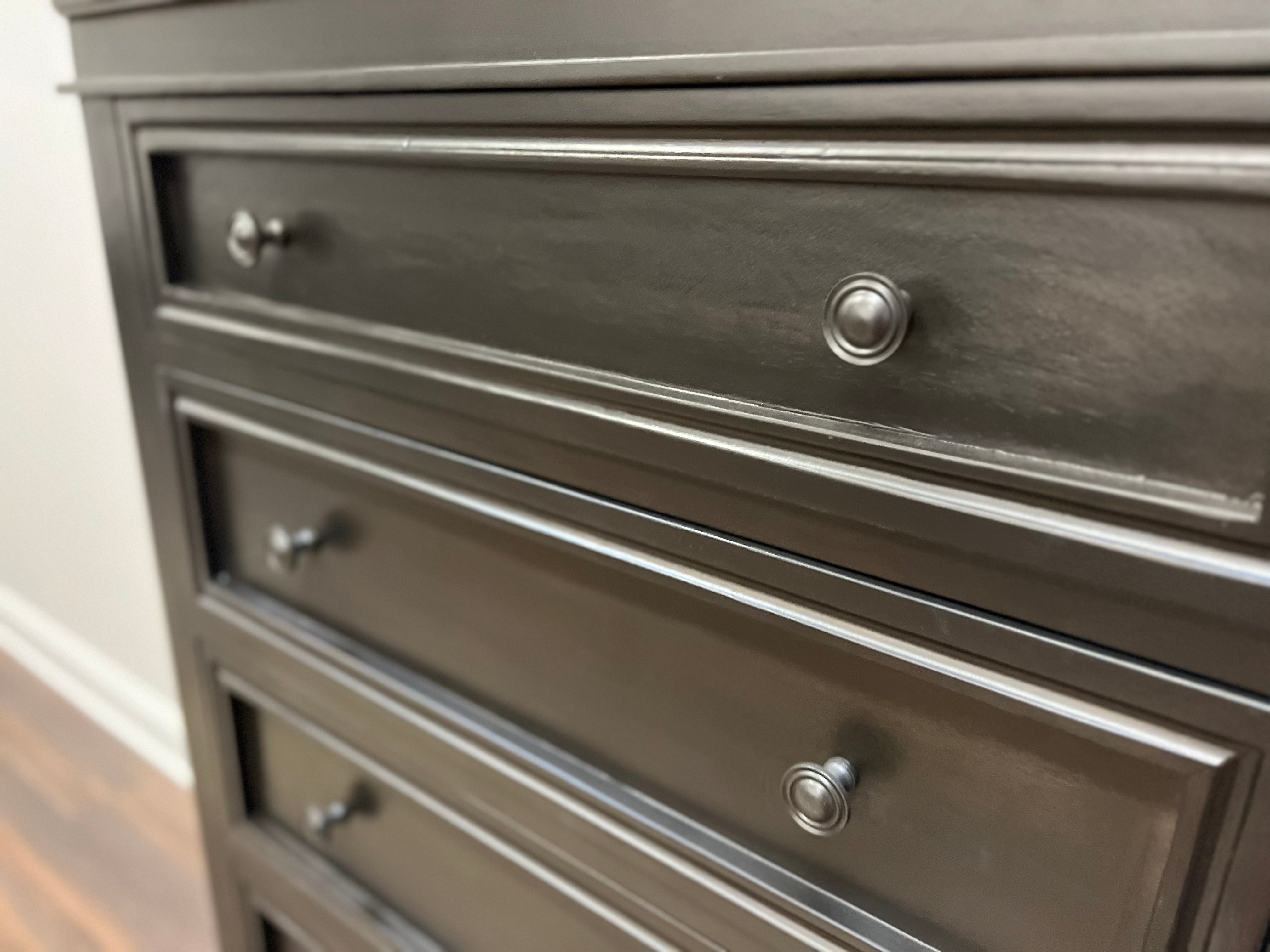 Franklin 42" 5 Drawer Chest - Espresso + Washed Natural