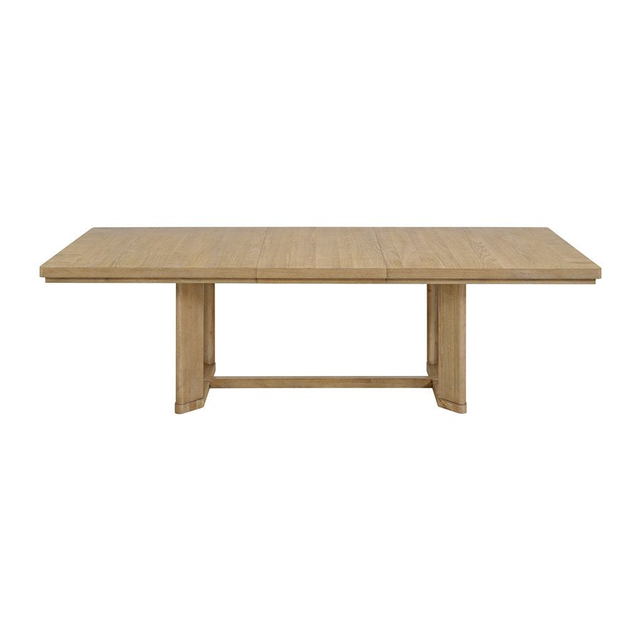 Simpsonville 80"-104" Extension Dining Table - Amber Oak