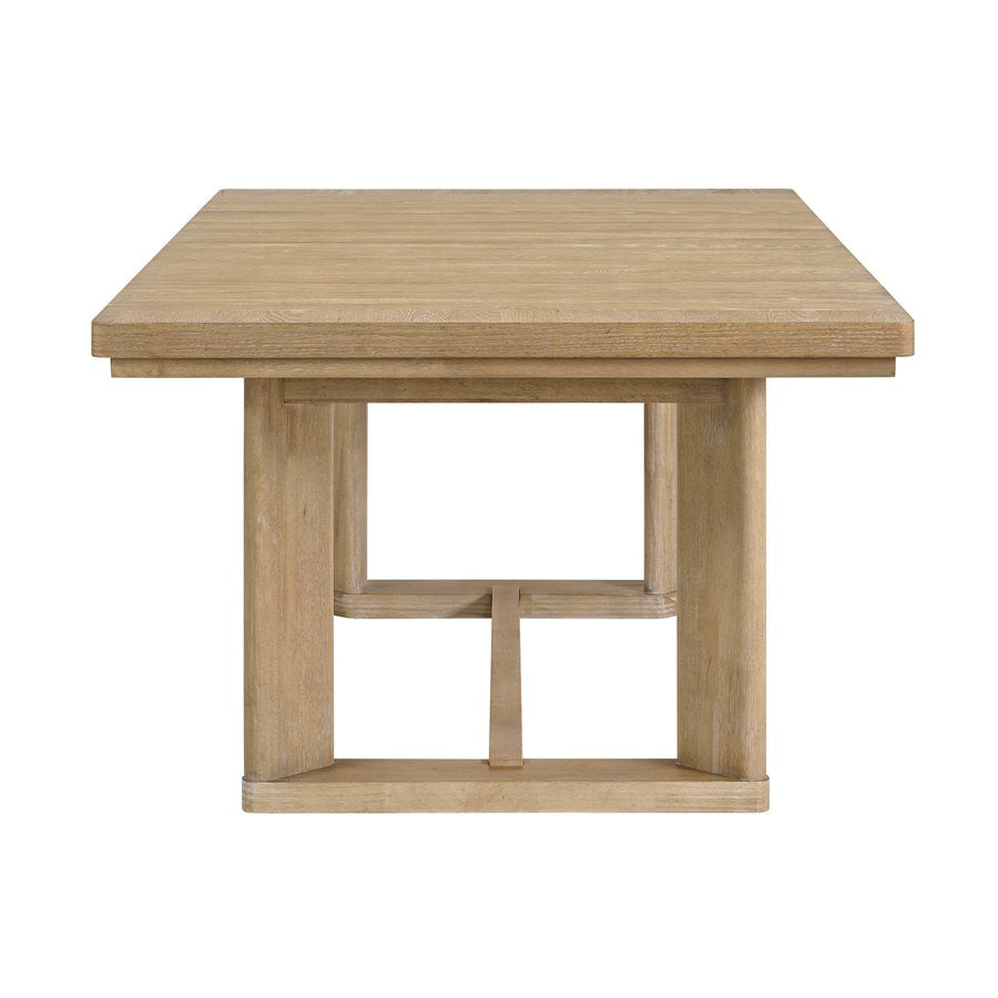 Simpsonville 80"-104" Extension Dining Table - Amber Oak