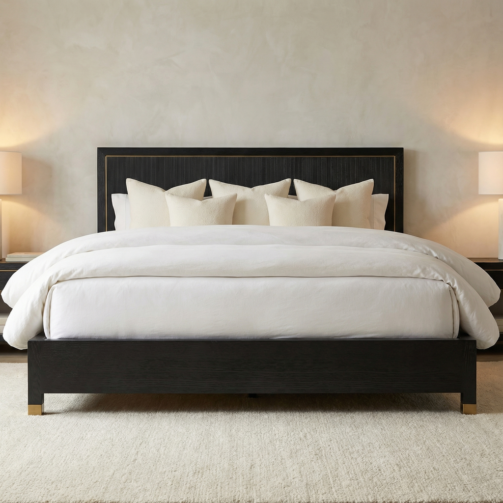 Elias 82" King Bed - Onyx