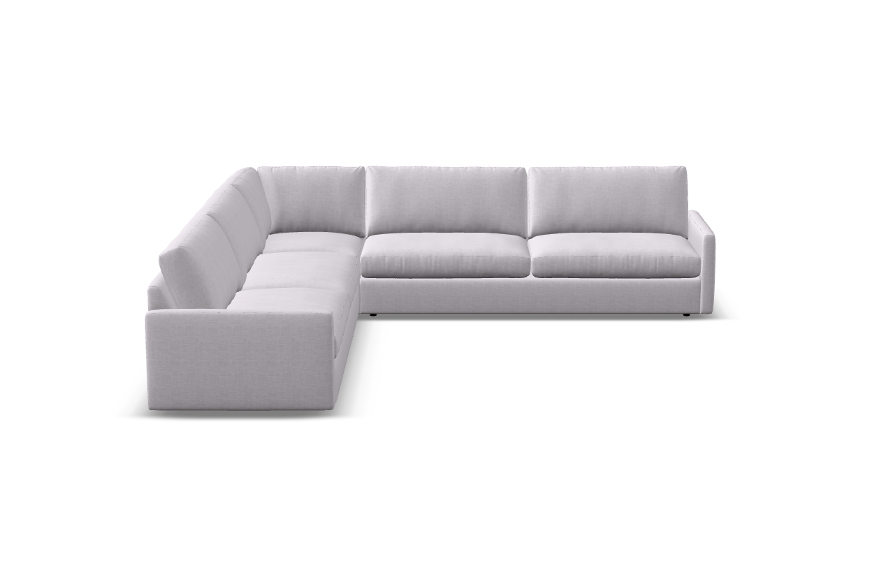 Ethan Quick Ship 131" x 131" 5 Trillium Cushion Sectional