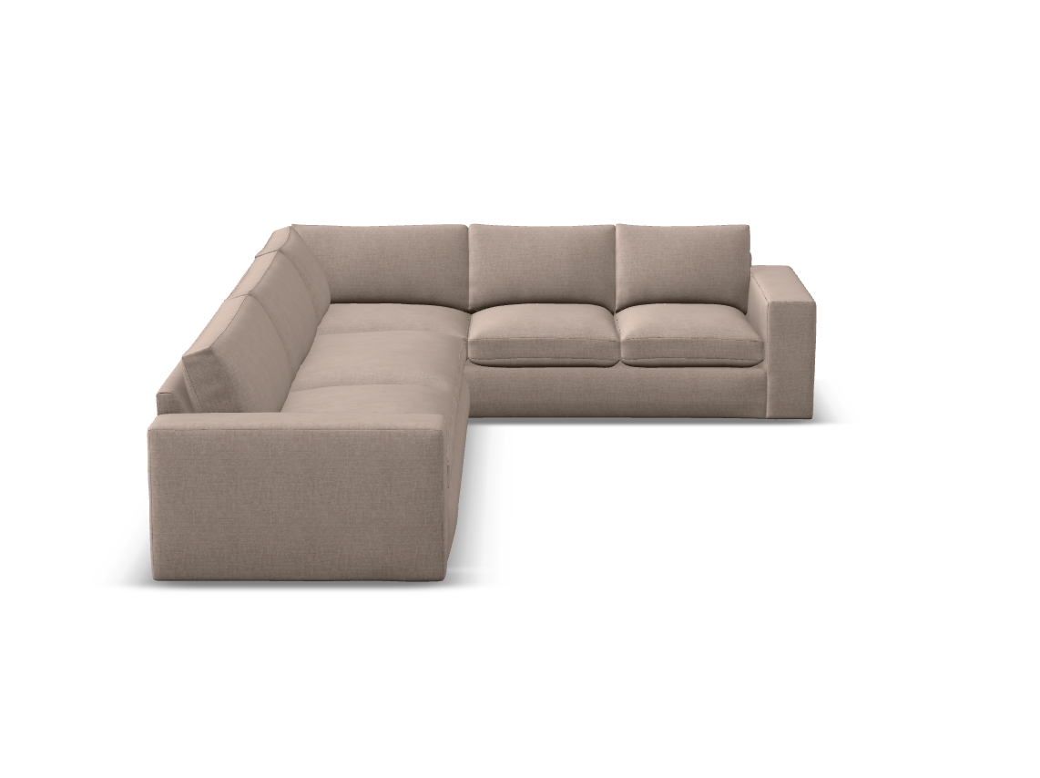 Everette Luxe Express Ship 152" x 109" 5 Trillium Cushion Sectional