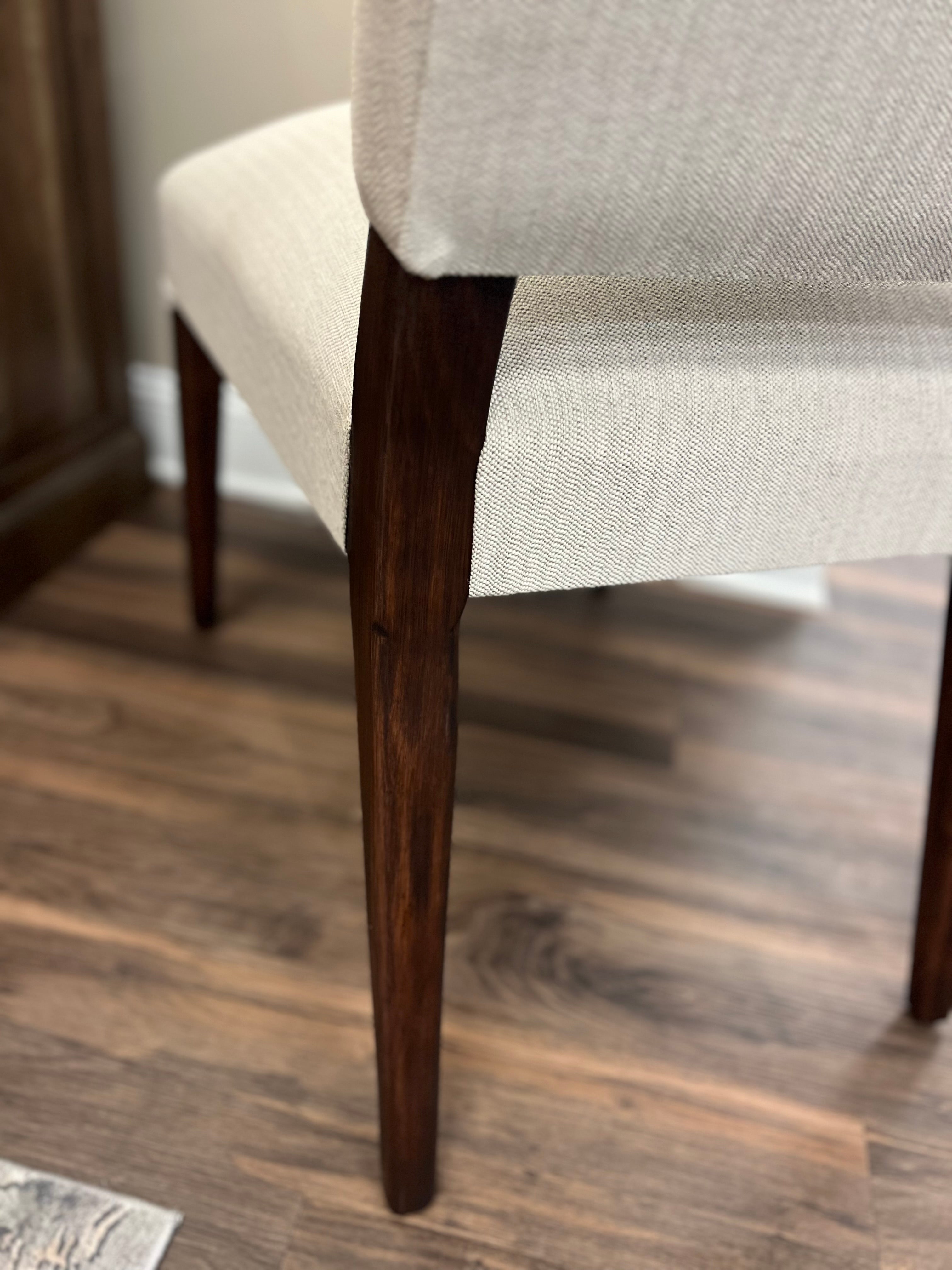 Willis Deconstructed Dining Chair - Performance Cream + Natural + Smoke