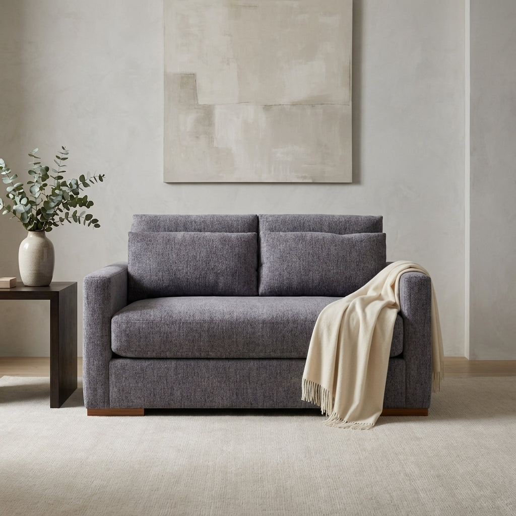 Glenda Quick Ship 64" Bench Cushion Loveseat