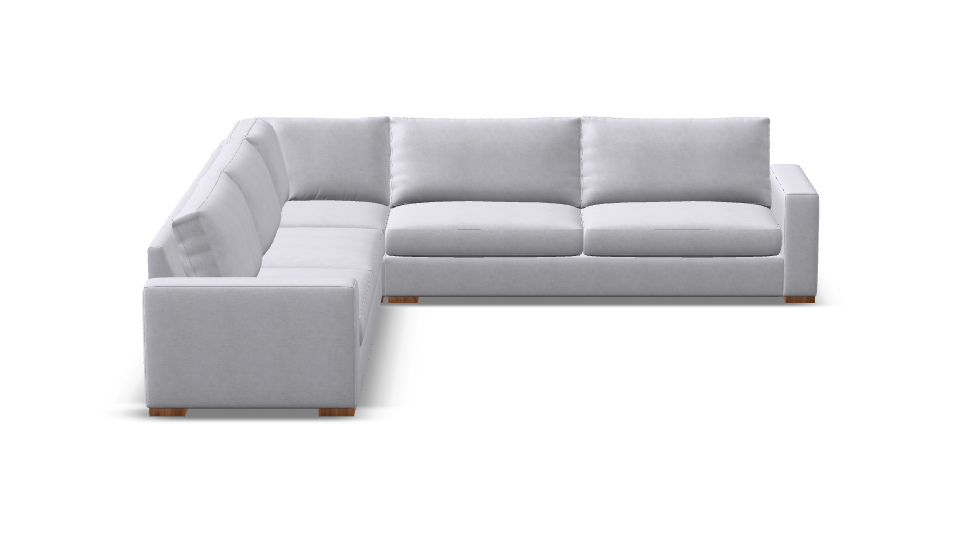 Gretchen Quick Ship 135" x 135" 5 Cushion Wide Track Arm Sectional