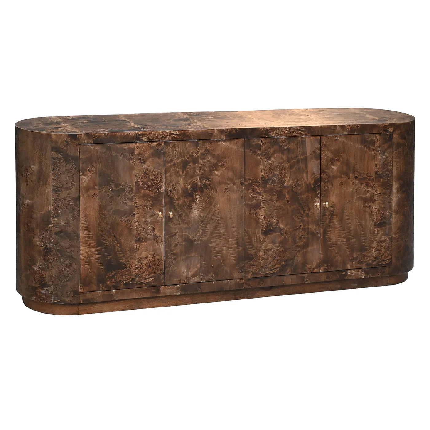 Kira 70" 4 Door Sideboard - Chocolate Burl