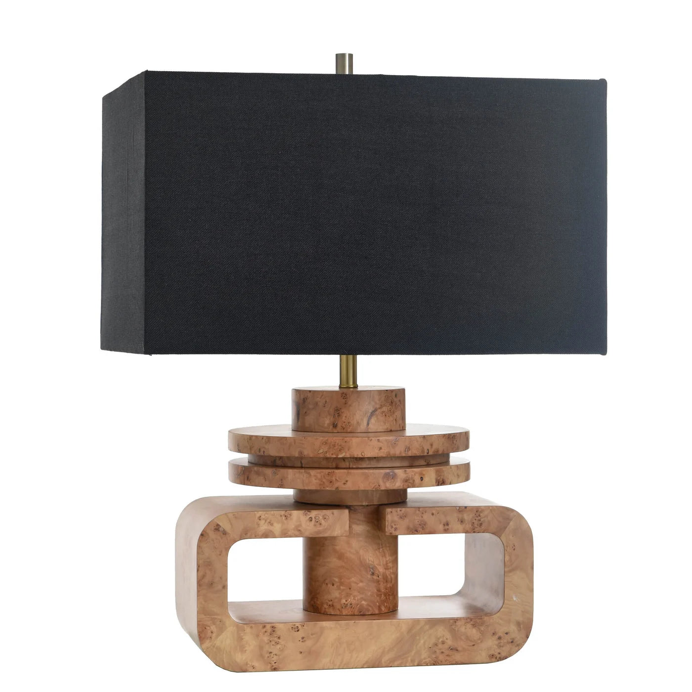 Junia Table Lamp - Natural Burl