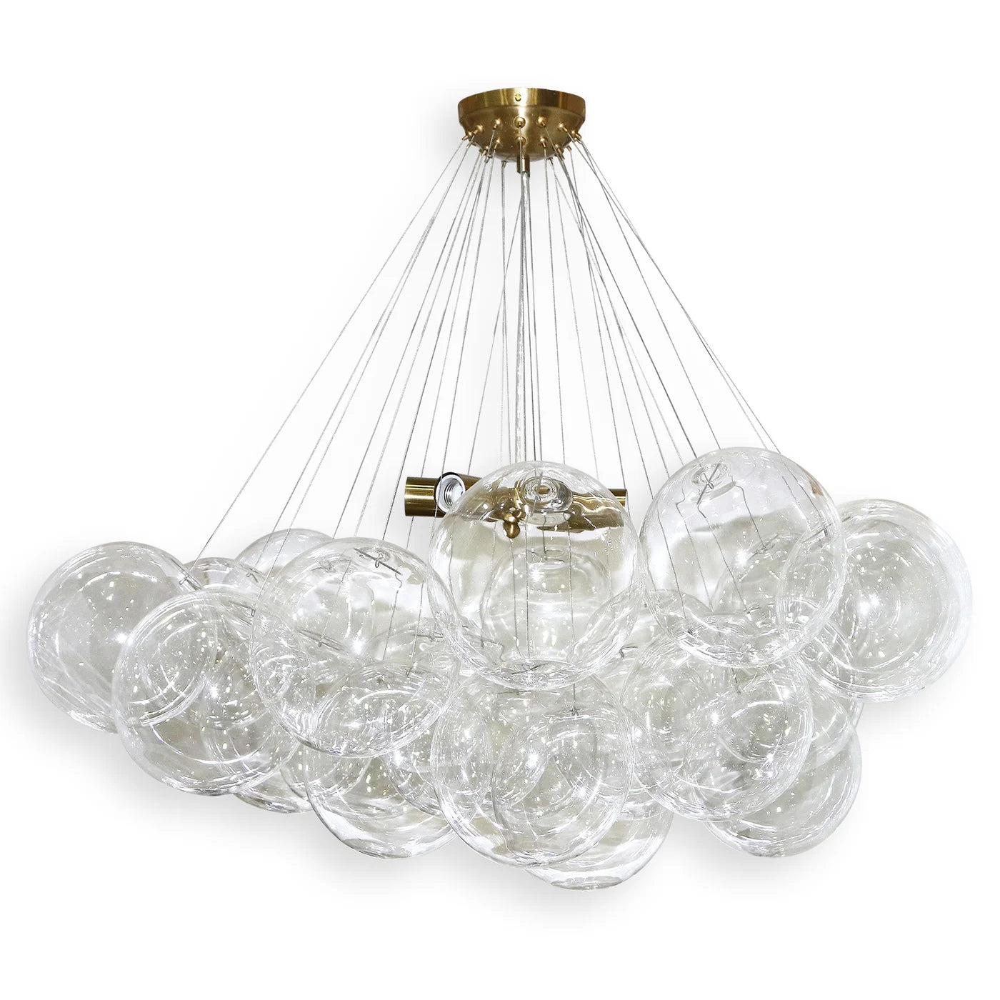 Malone Antique Brass Chandelier