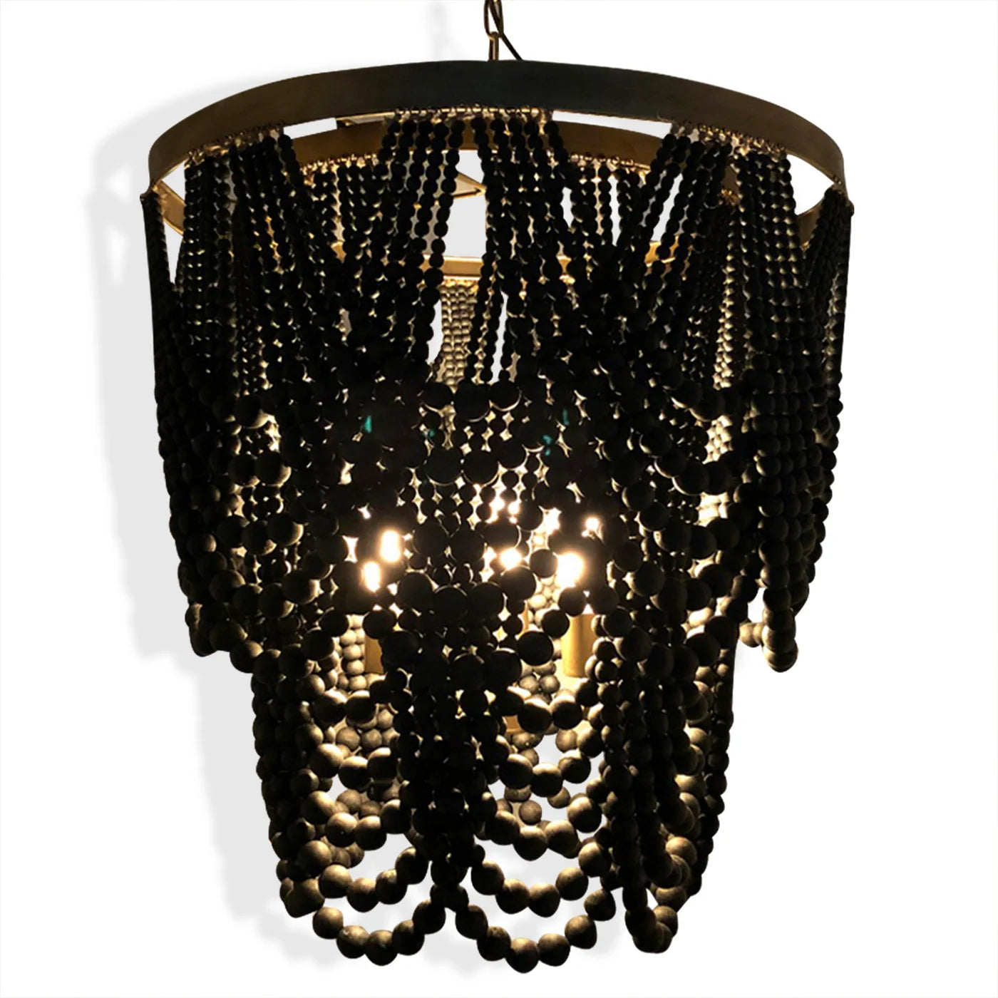 Wilcox 28" Beaded Chandelier