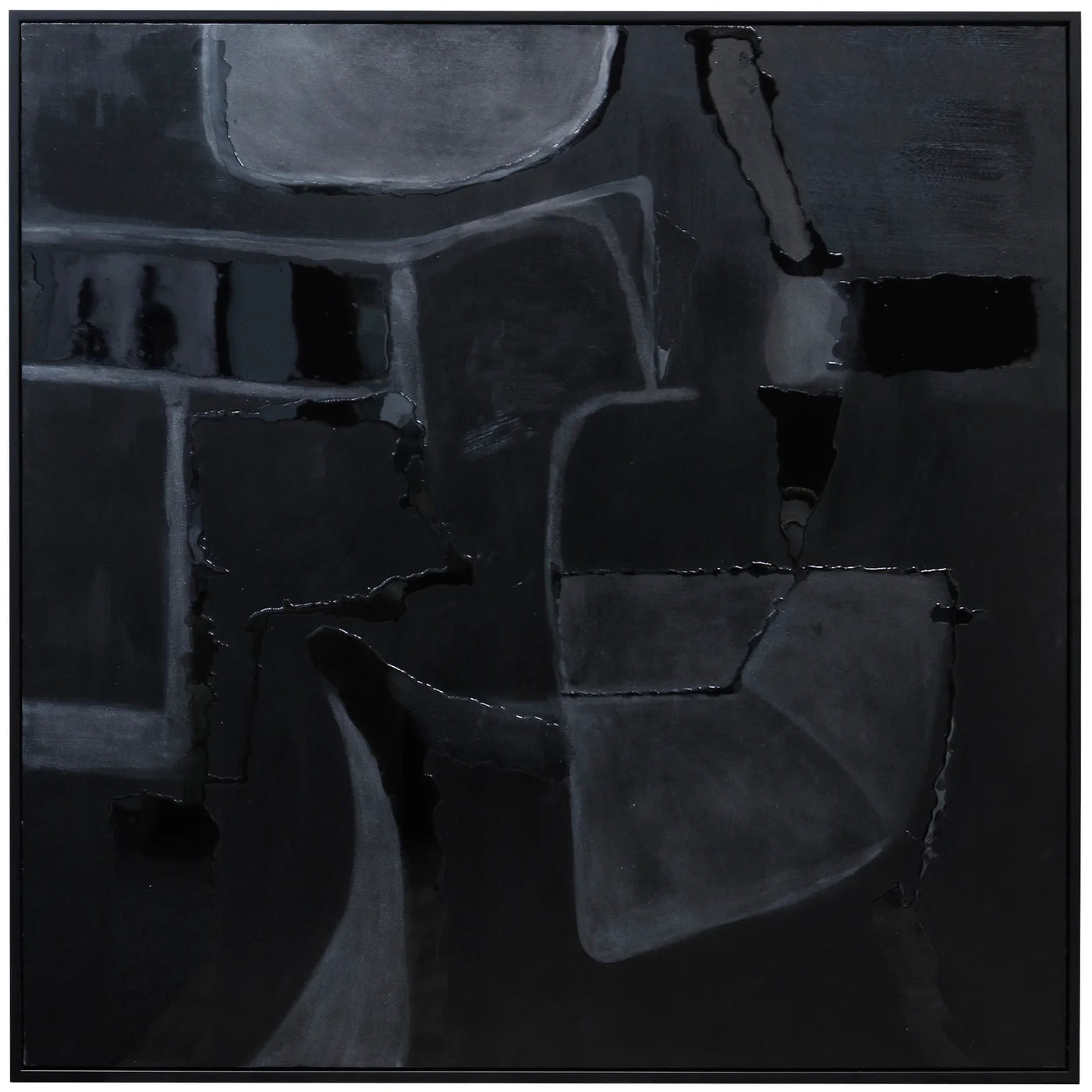 Bellamy 62" Hand Painted Framed Wall Art