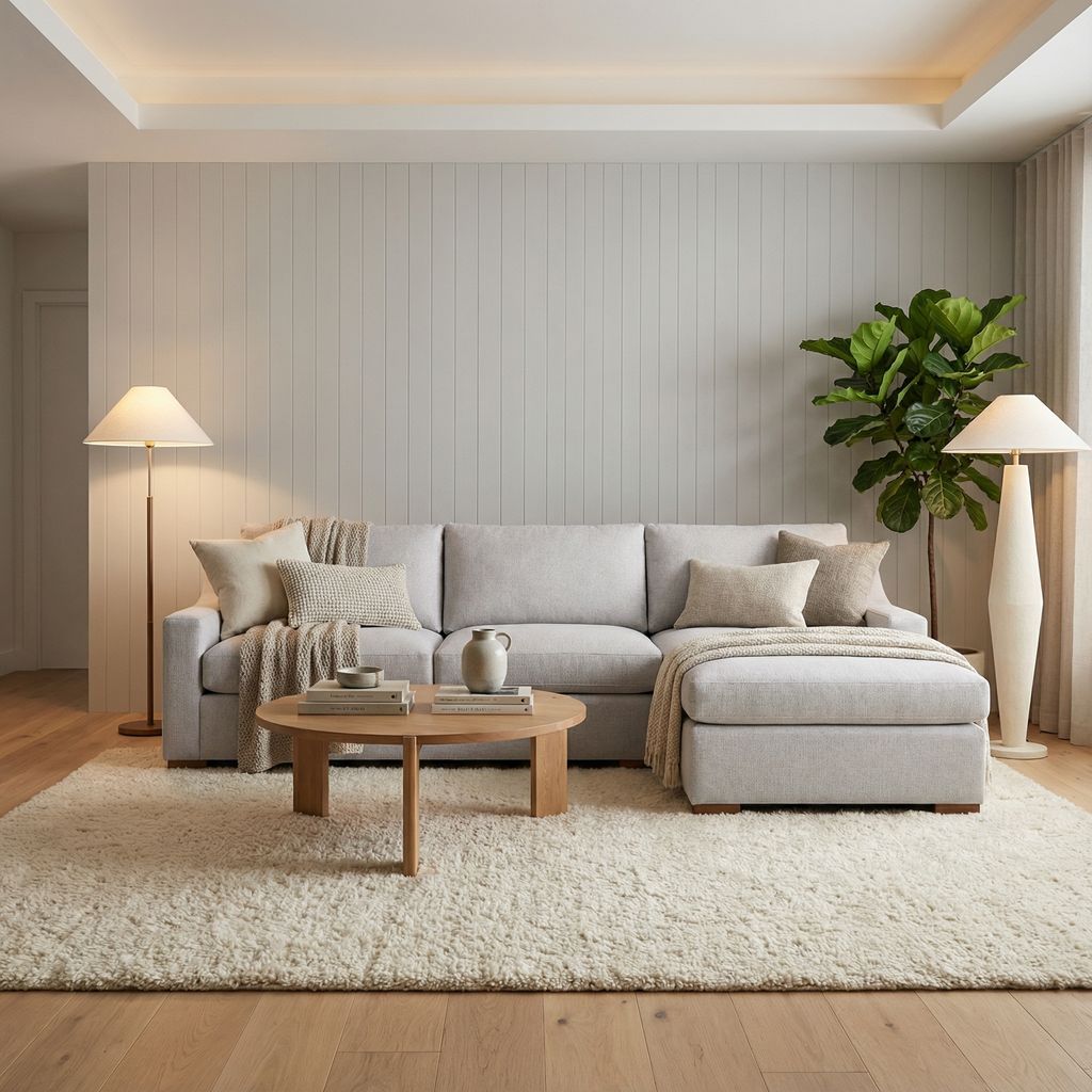 Hannah Express Ship 107" 2 Cushion Sofa + Chaise