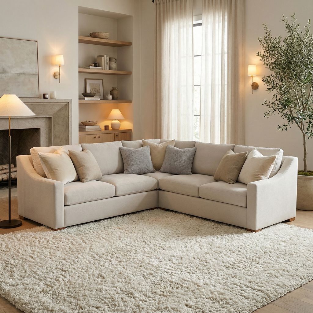 Hannah Express Ship 119 X 91" 5 Cushion Sectional