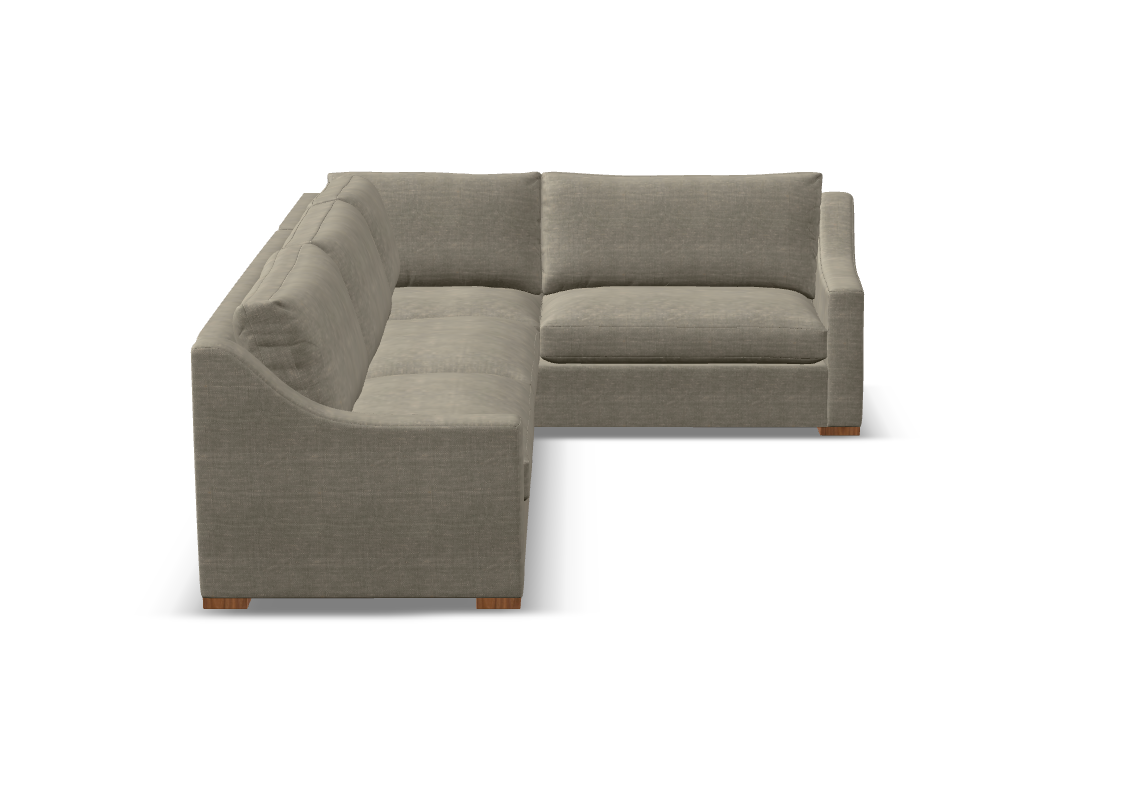 Hannah Express Ship 133 X 91" 5 Cushion Sectional