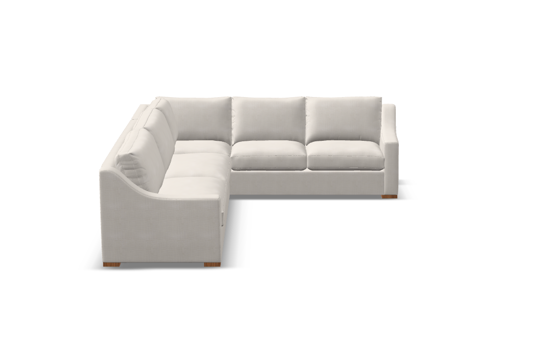 Hannah Express Ship 145 X 105" 5 Cushion Sectional