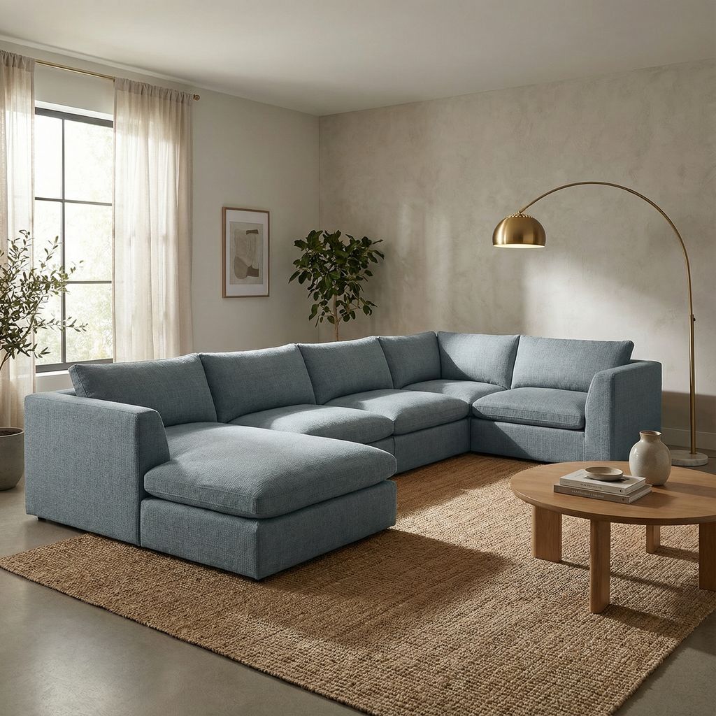 Harlow Express Ship 176" x 90" Modular Sectional+ Chaise