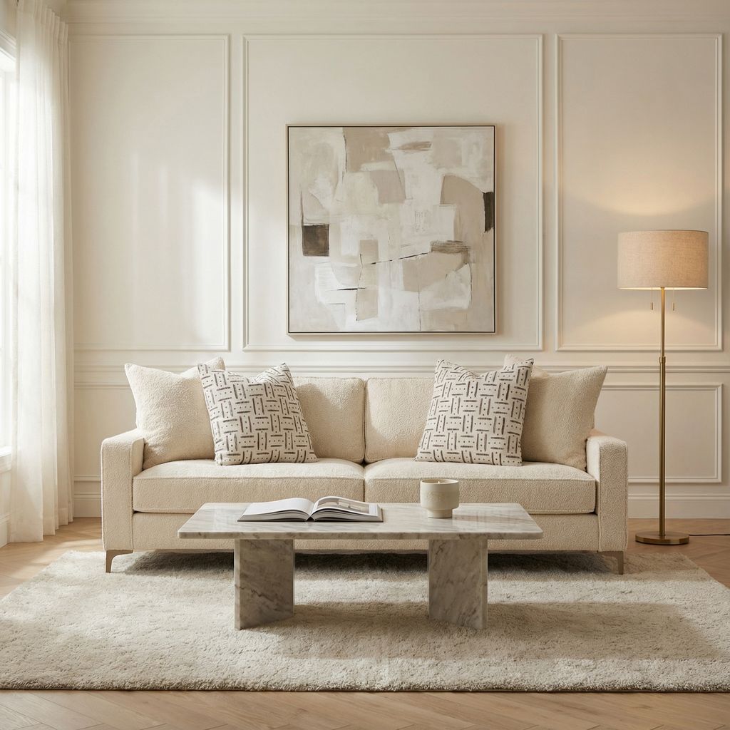 Harper 96" 2 Cushion Sofa - Performance Plush Pearl